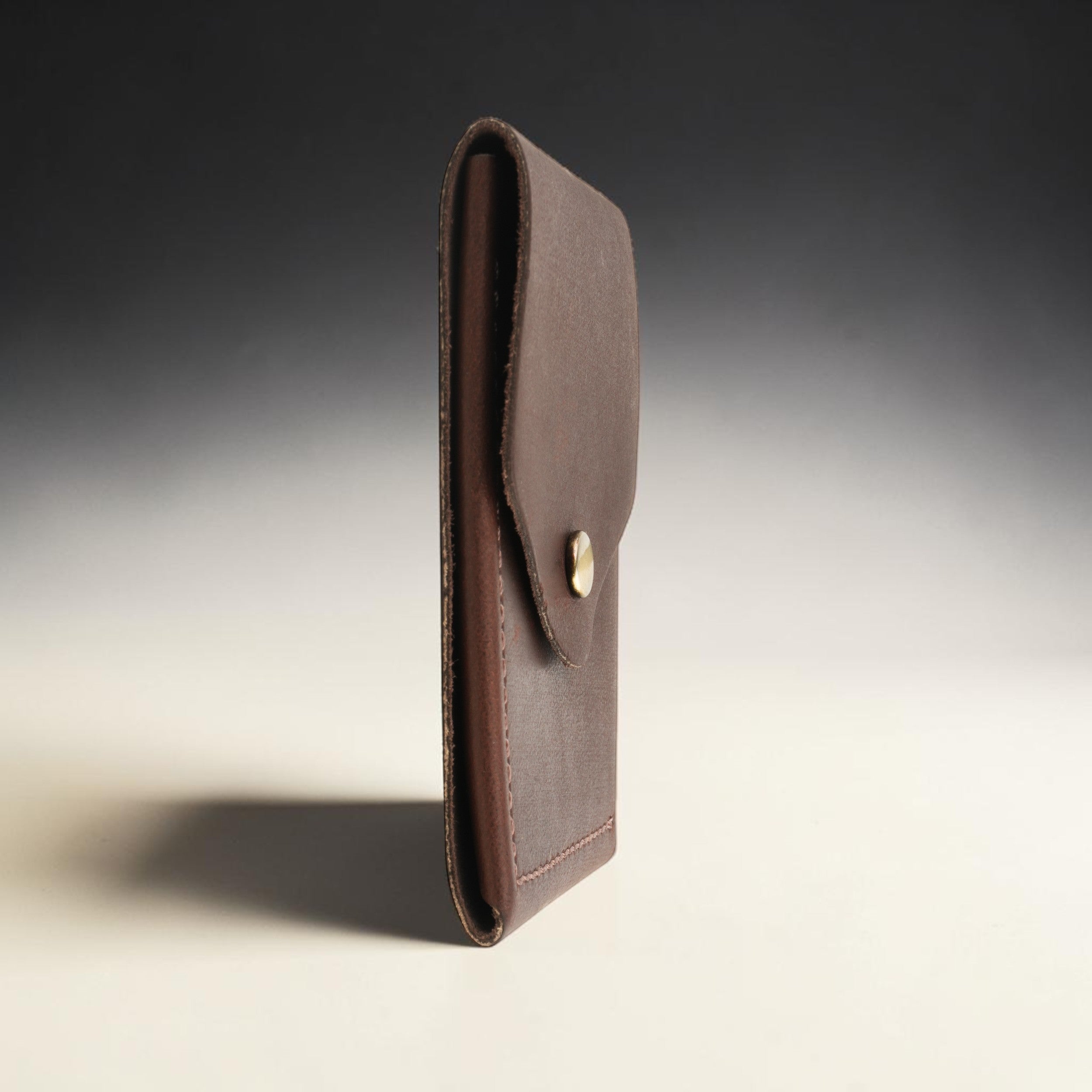 Flip 2.0 Genuine Leather Wallet - Dark Brown