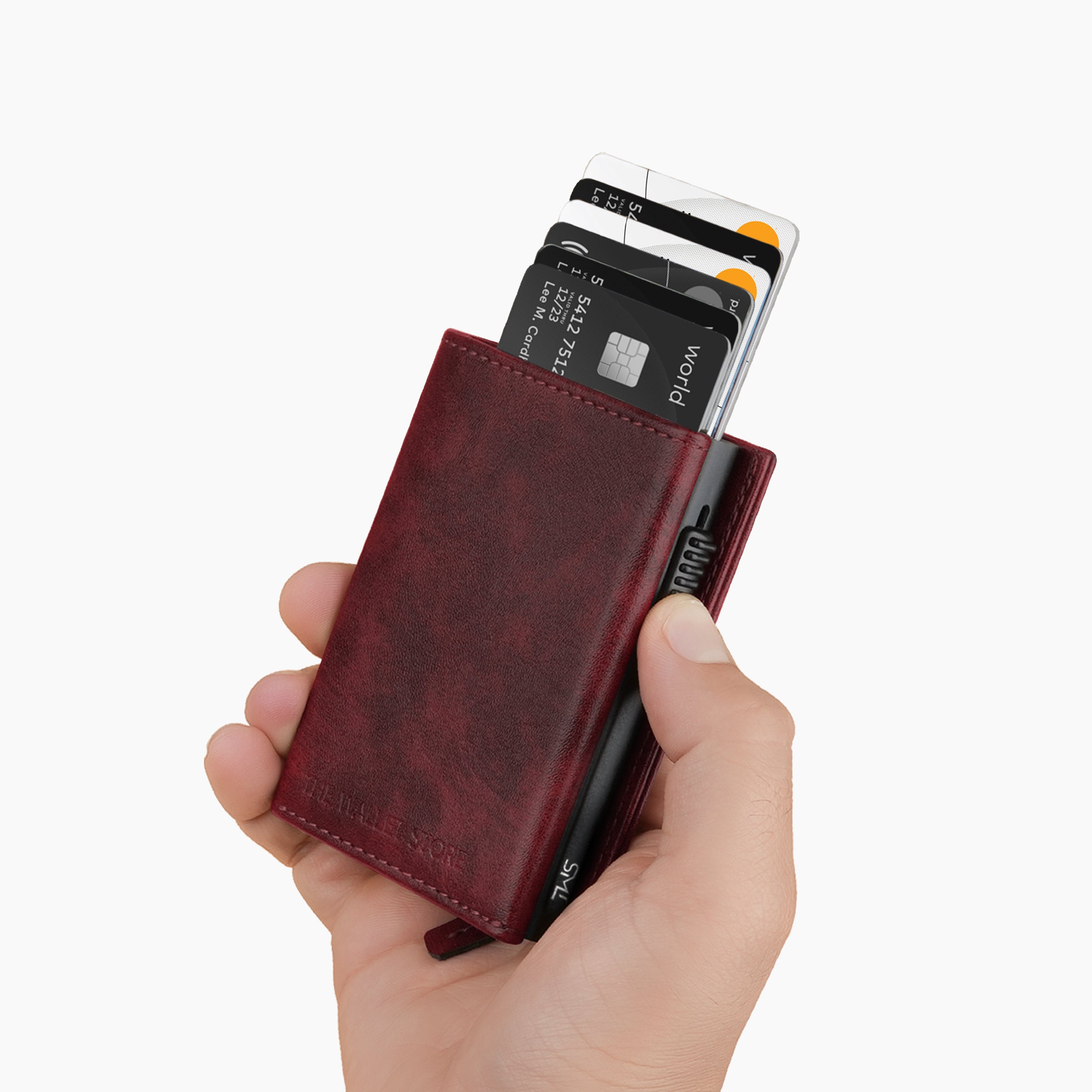 Defender RFID Protected Wallet Cardholder - Wine