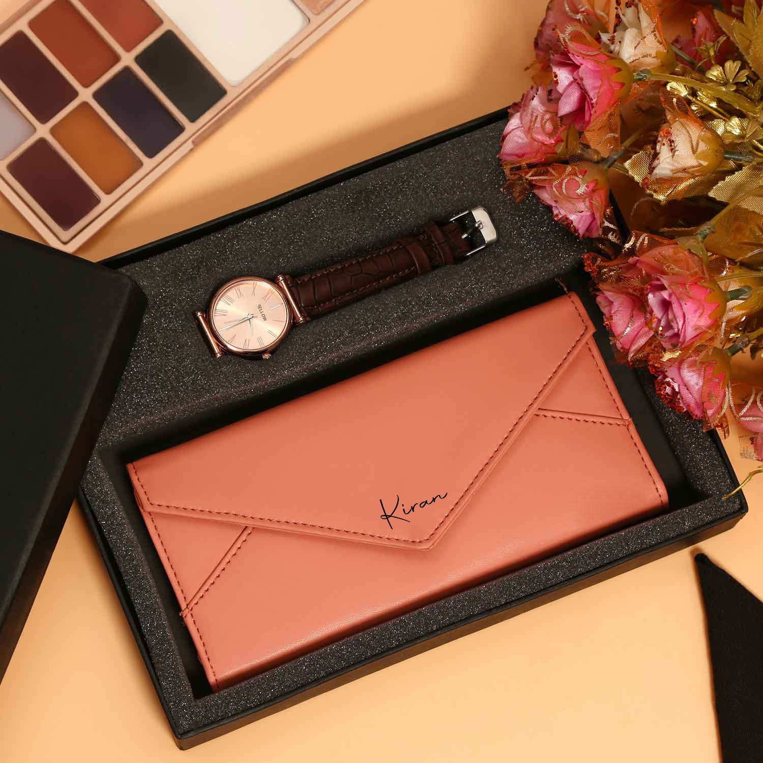 Fellow Clutch & Watch Combo Peach