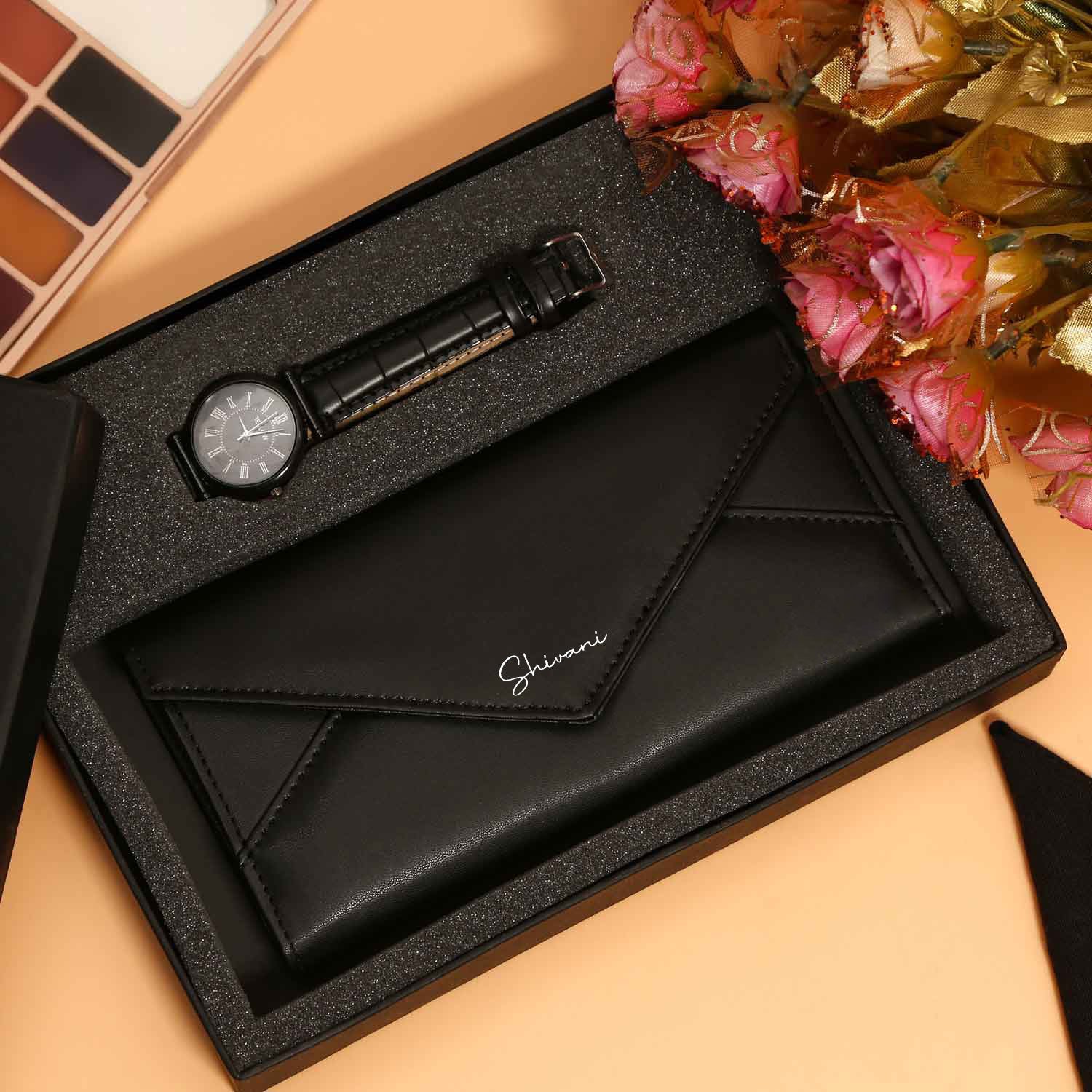 Fellow Clutch & Watch combo black