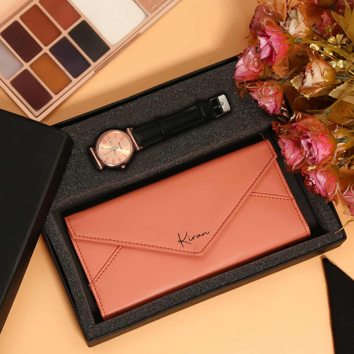 Fellow Clutch & Watch Combo Peach