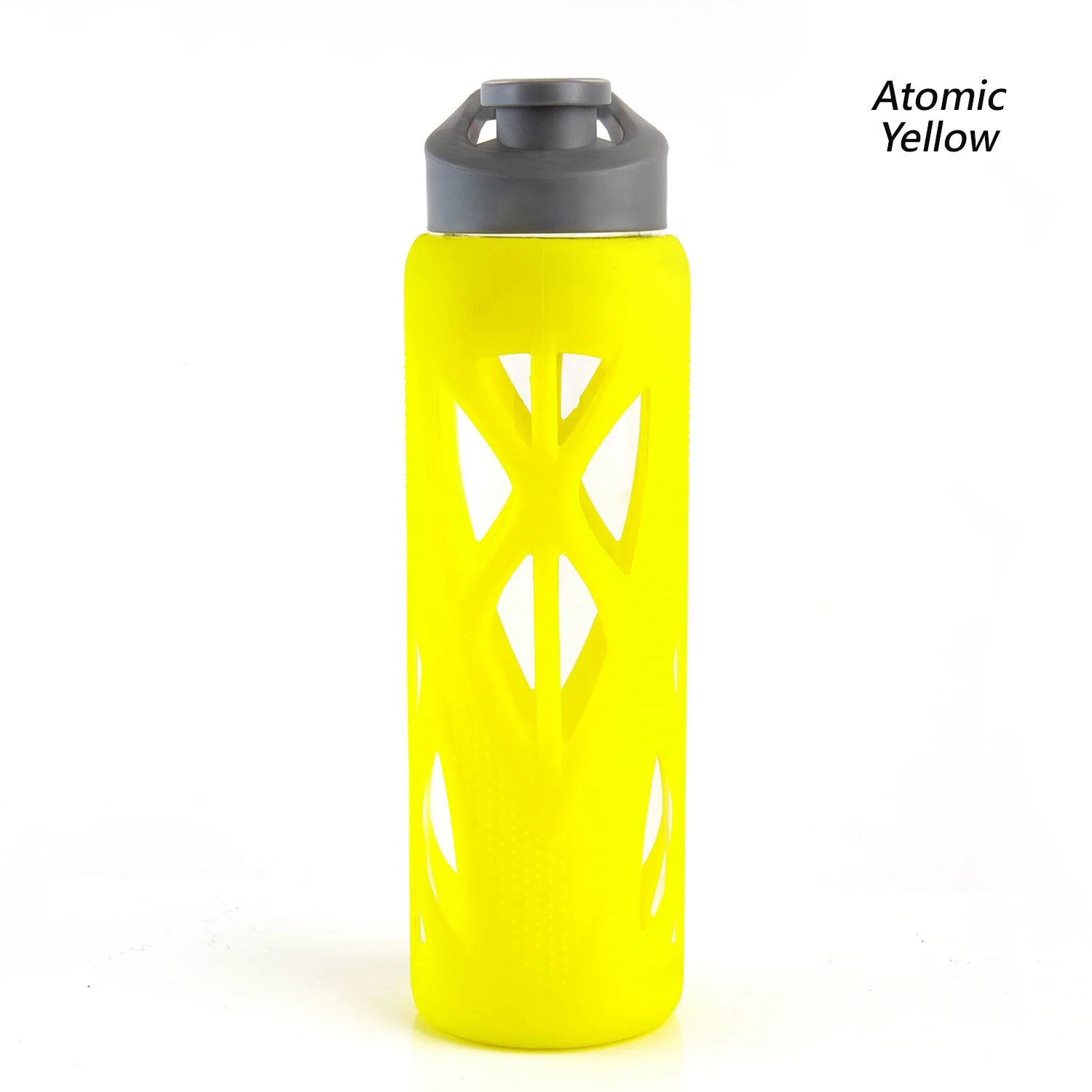 Borosilicate Glass Water Bottle with Silicone Sleeve