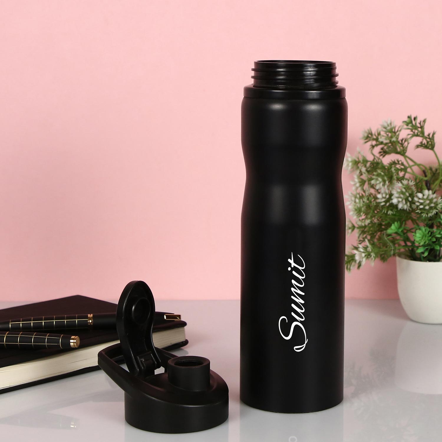 Personalized Stainless Steel Sipper Bottle 750ML