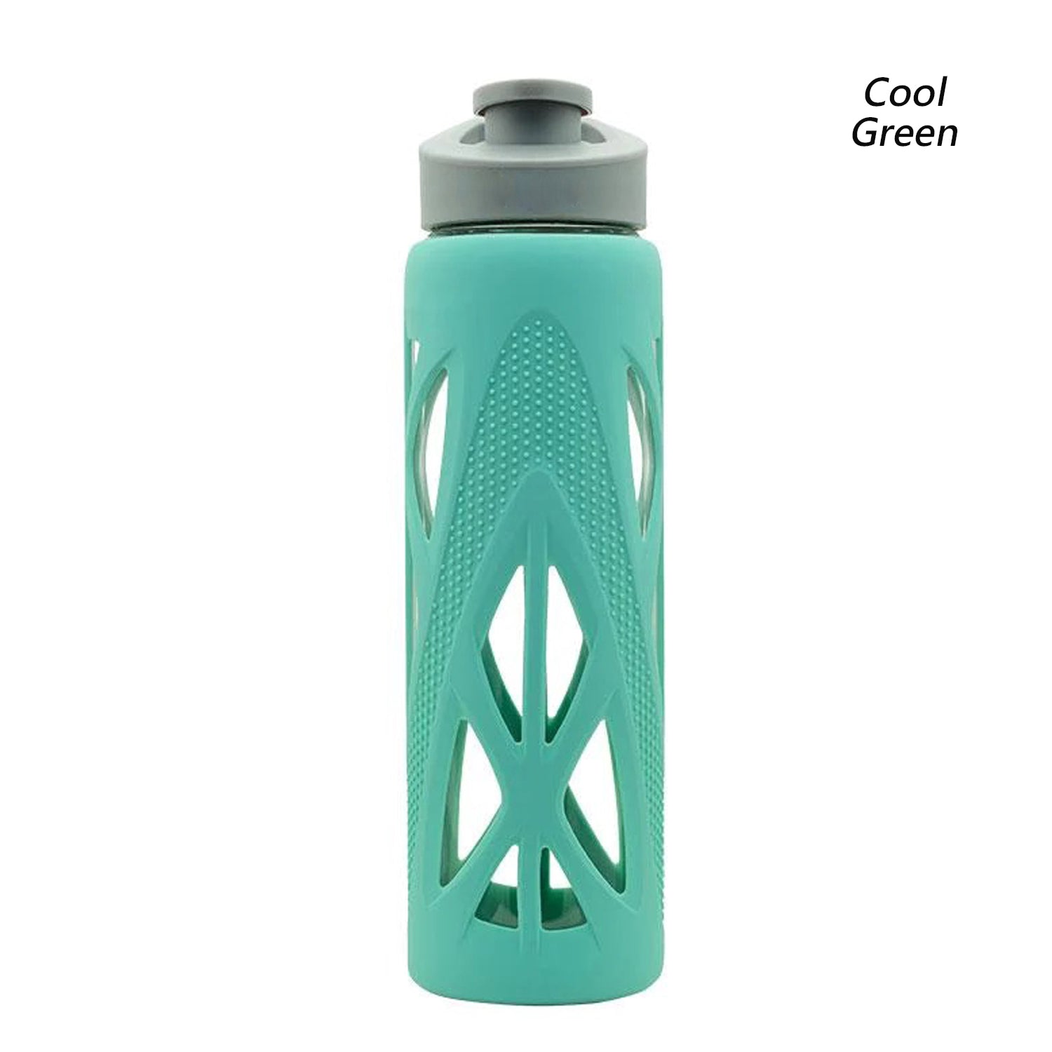 Borosilicate Glass Water Bottle with Silicone Sleeve