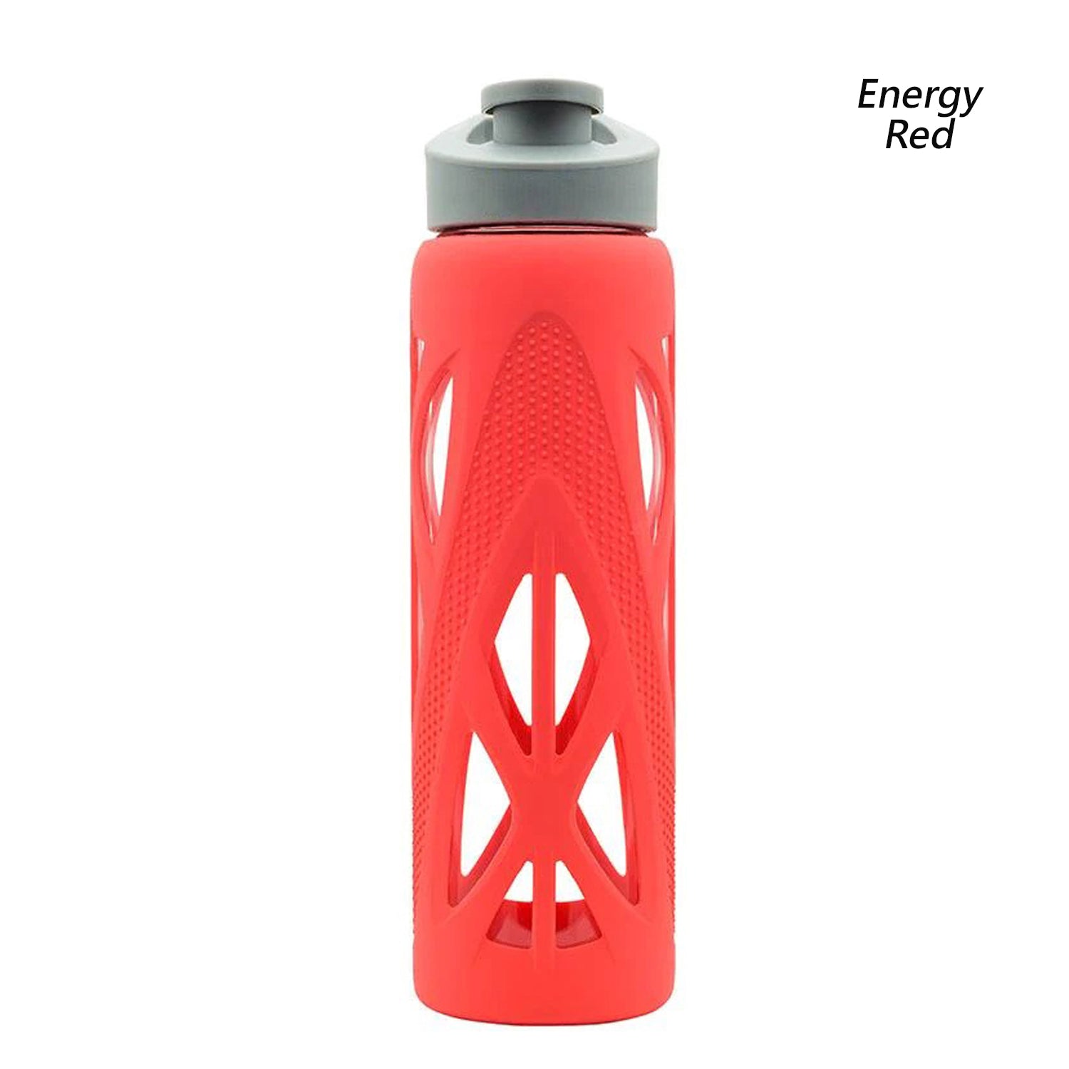 Borosilicate Glass Water Bottle with Silicone Sleeve