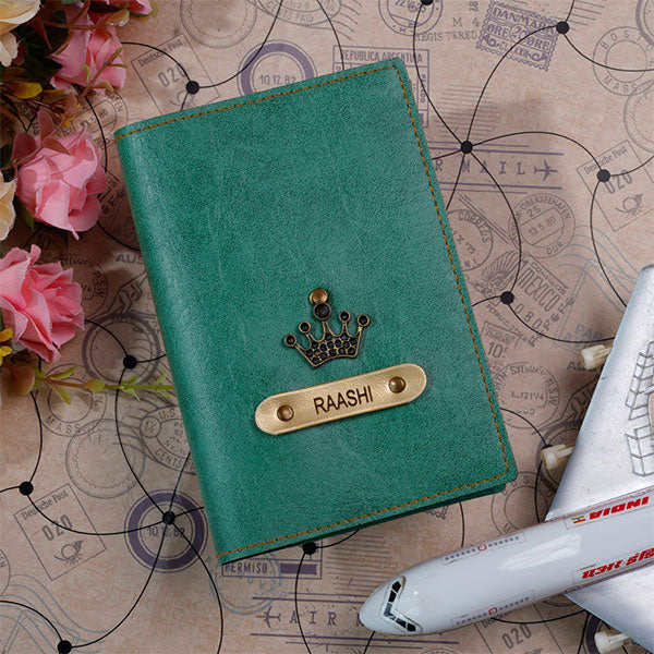 Customized Passport Cover With Name & Charm