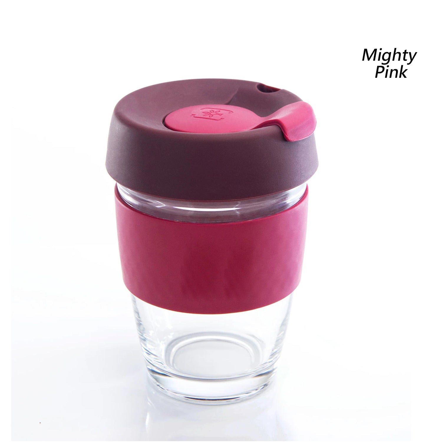 Borosilicate Glass Brew Cup With Silicone Grip & Lid