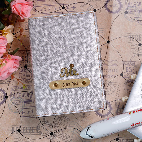Customized Passport Cover With Name & Charm