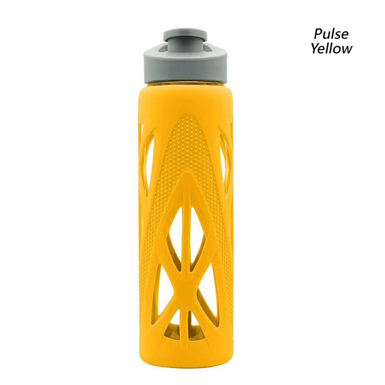 Borosilicate Glass Water Bottle with Silicone Sleeve