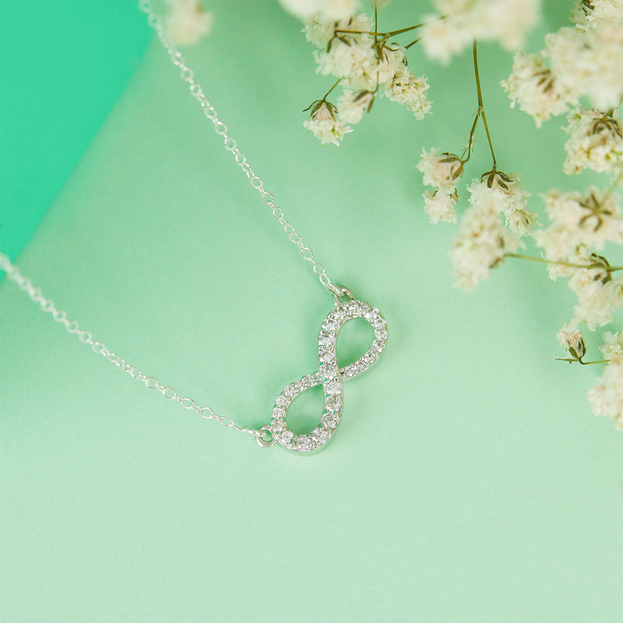 Charlie Silver Infinity Pendant