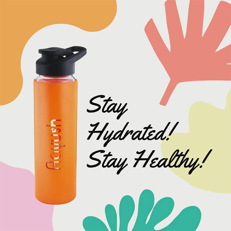 Personalized Borosilicate Glass Sipper Bottle 750ML