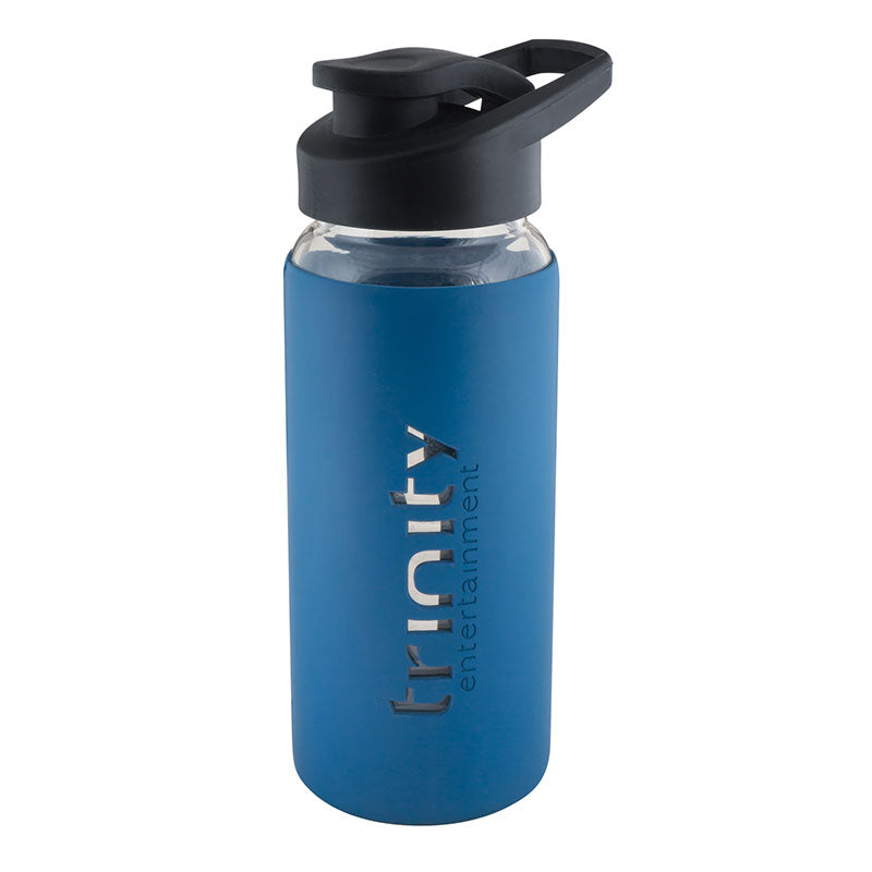 Personalized Borosilicate Glass Sipper Bottle 550ML