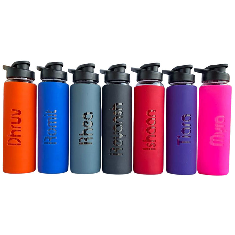 Personalized Borosilicate Glass Sipper Bottle 750ML