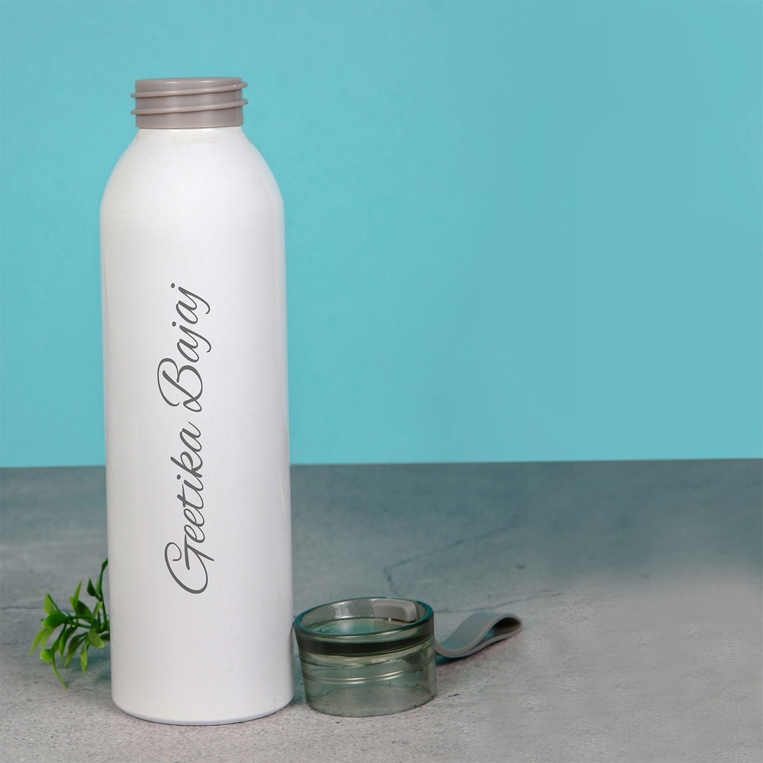 Personalized White Stainless Steel Water Bottle 500ML