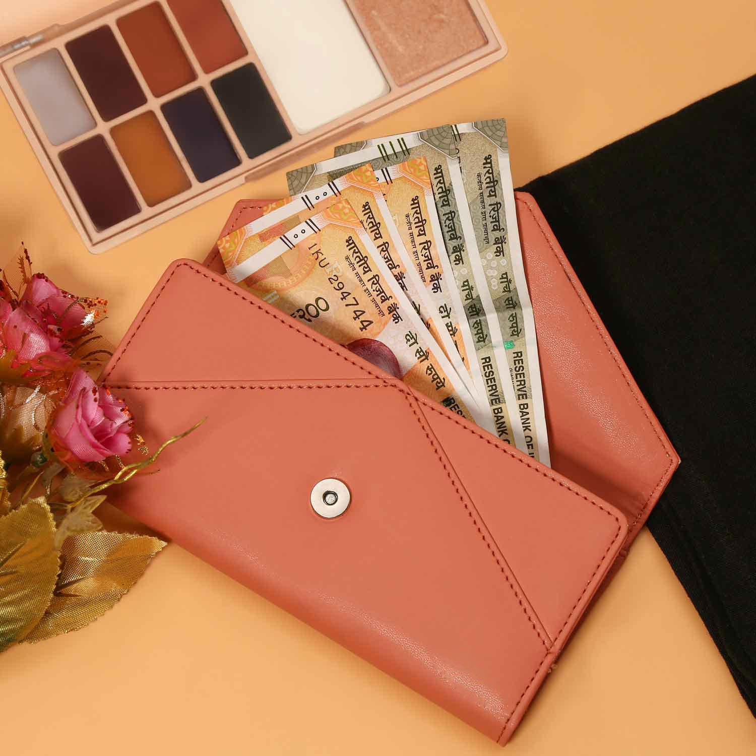 FELLOW CLUTCH & WATCH COMBO PINK