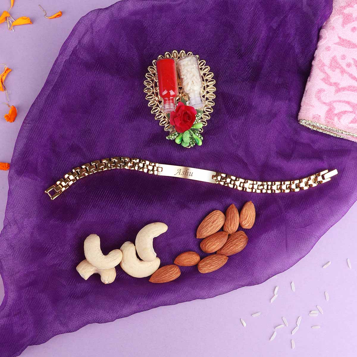 Rakhi bracelet with name Clearance