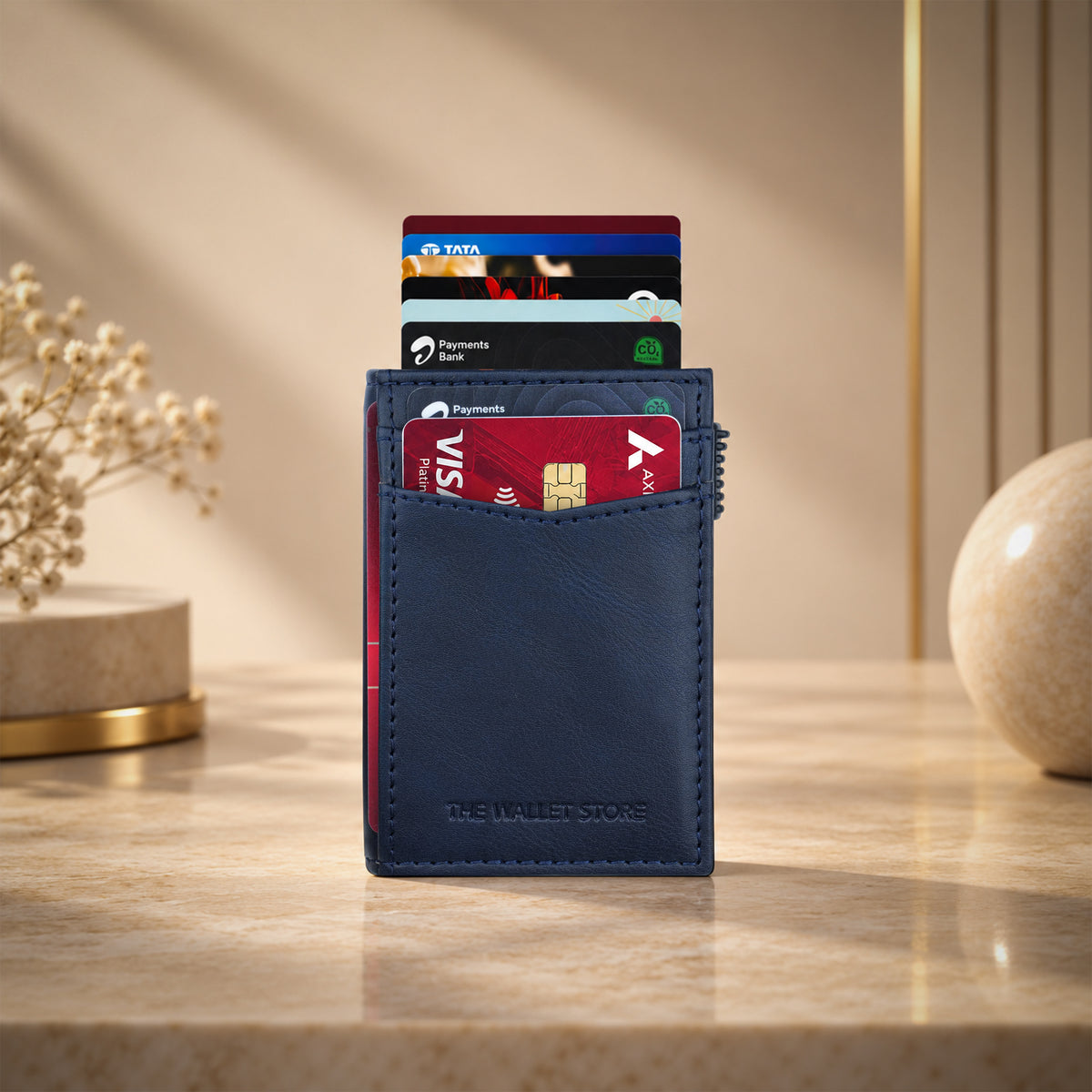 Aero Vault 2.0 RFID Protected Pop-Up Cardholder - Blue