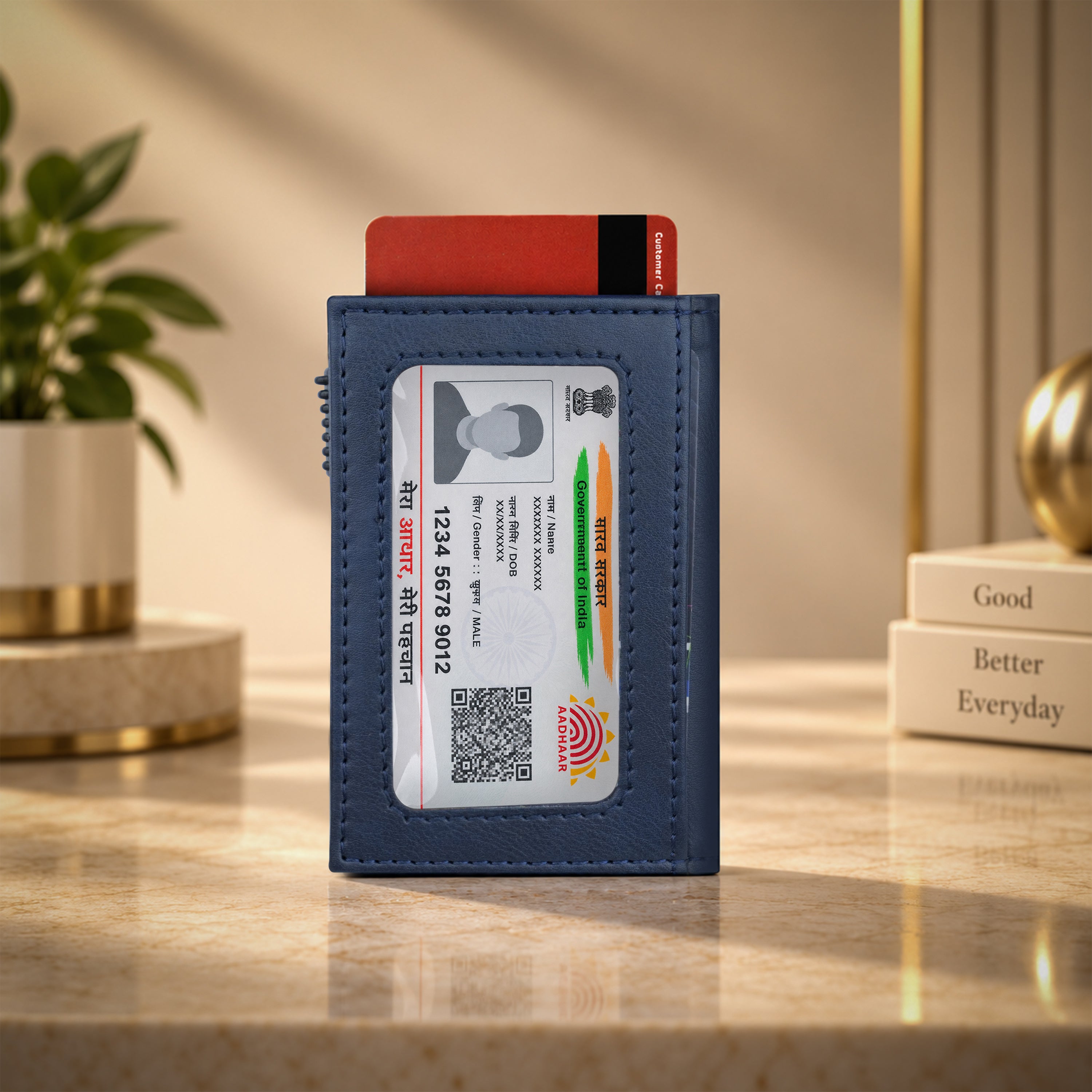 Aero Vault 2.0 RFID Protected Pop-Up Cardholder - Blue