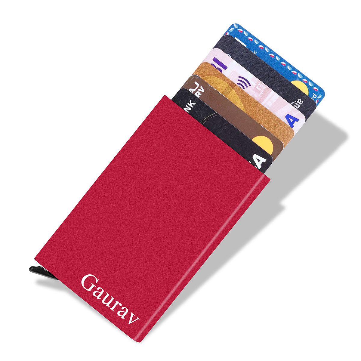 Personalized RFID Protected Metal Card Holder