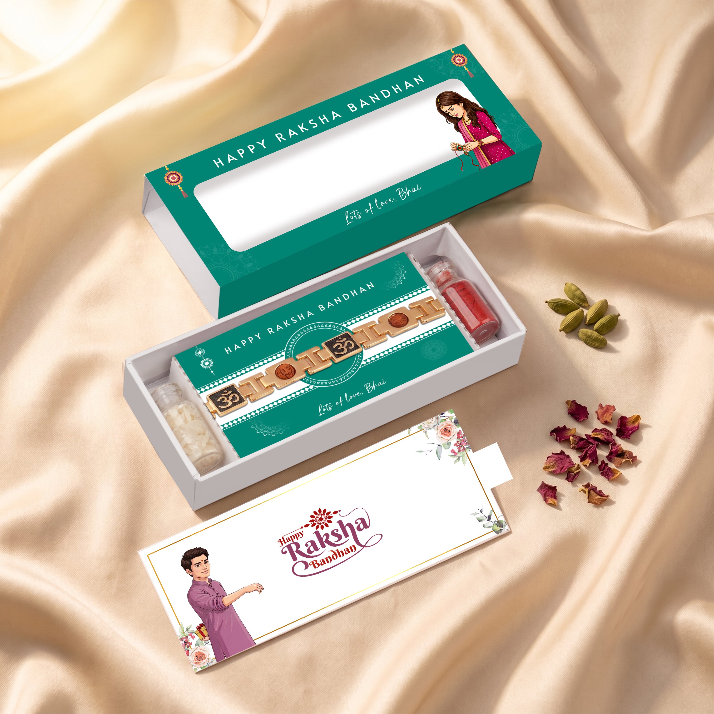 Om Rudra Shakti Bracelet Rakhi