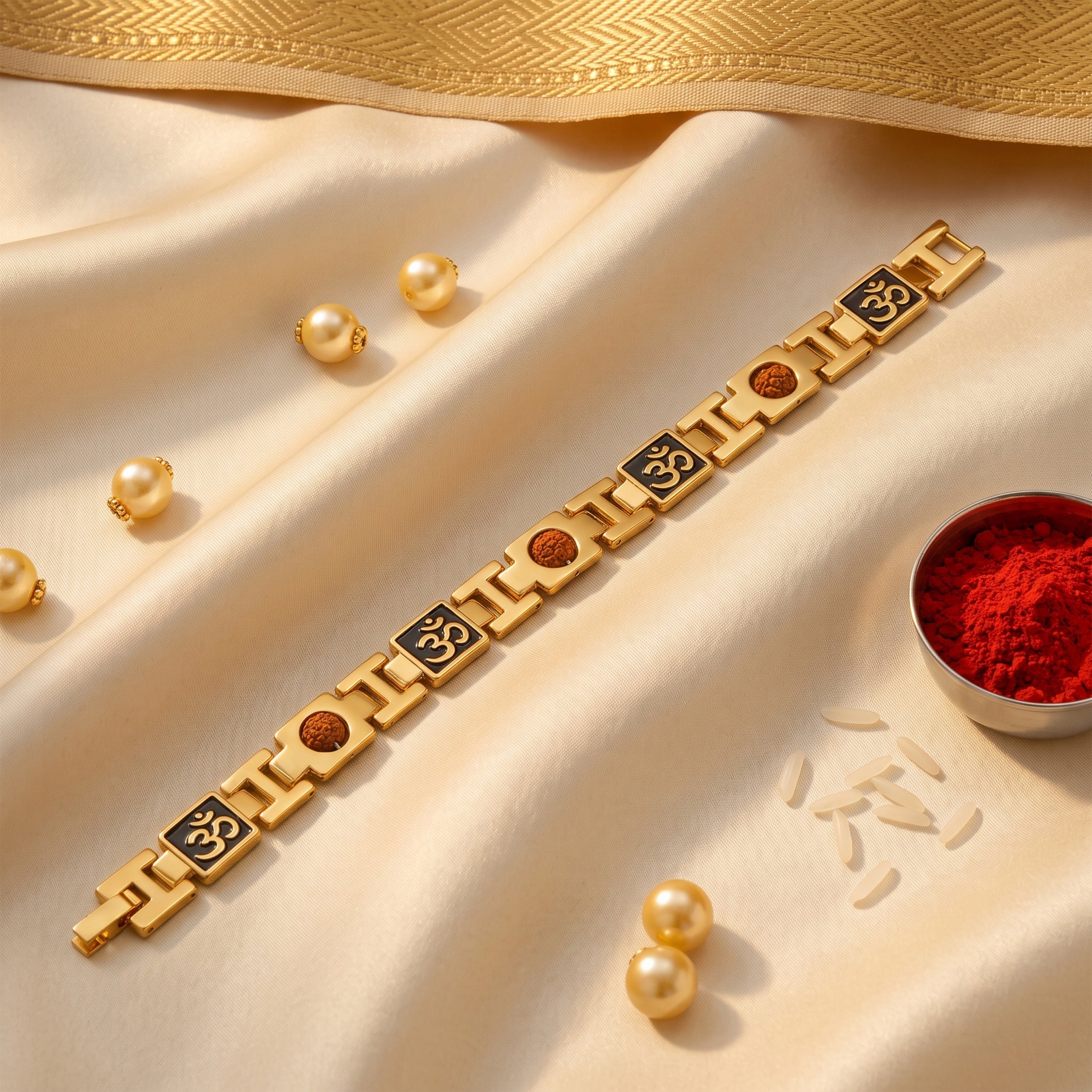 Om Rudra Shakti Bracelet Rakhi