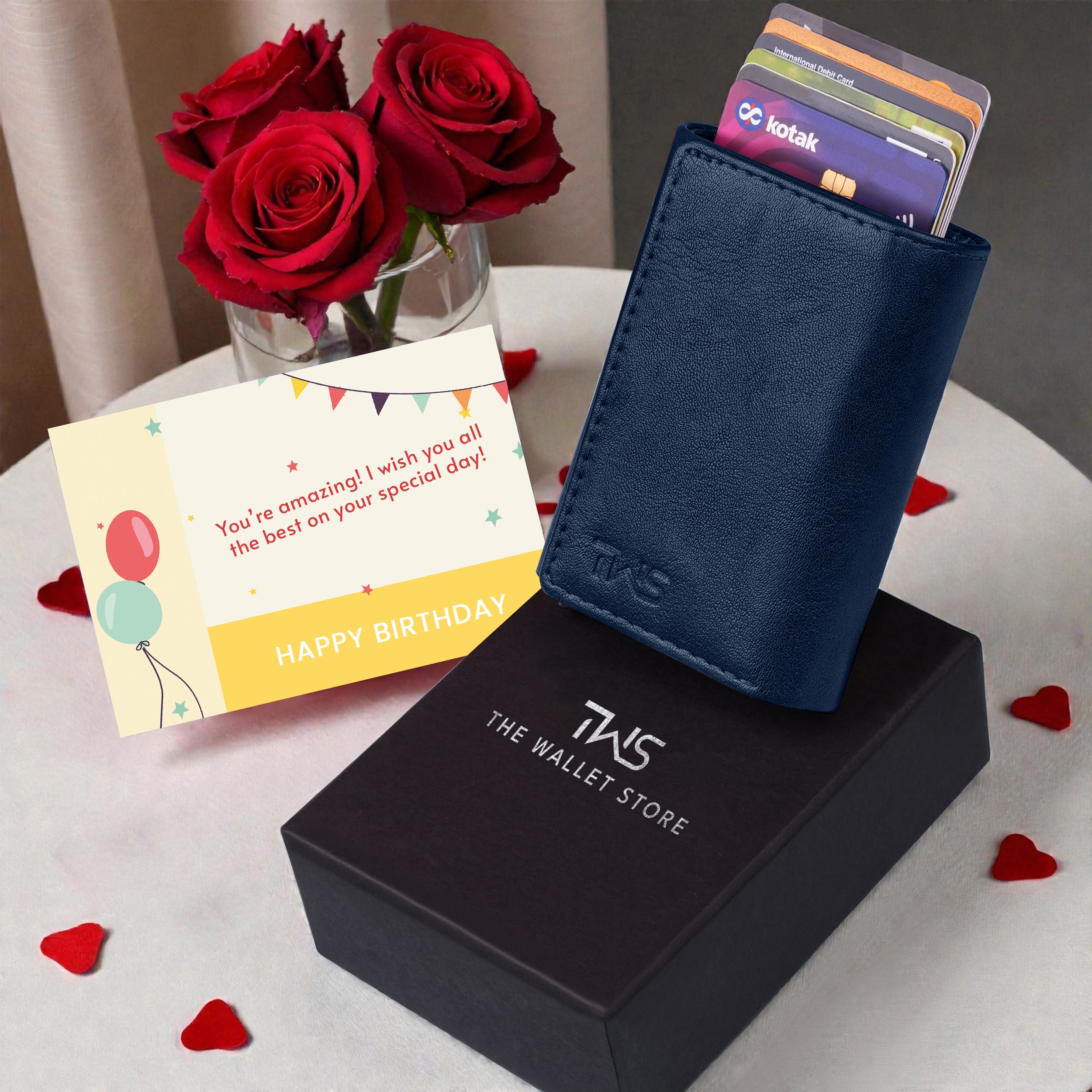 Maverick RFID Protected Wallet Cardholder - Blue