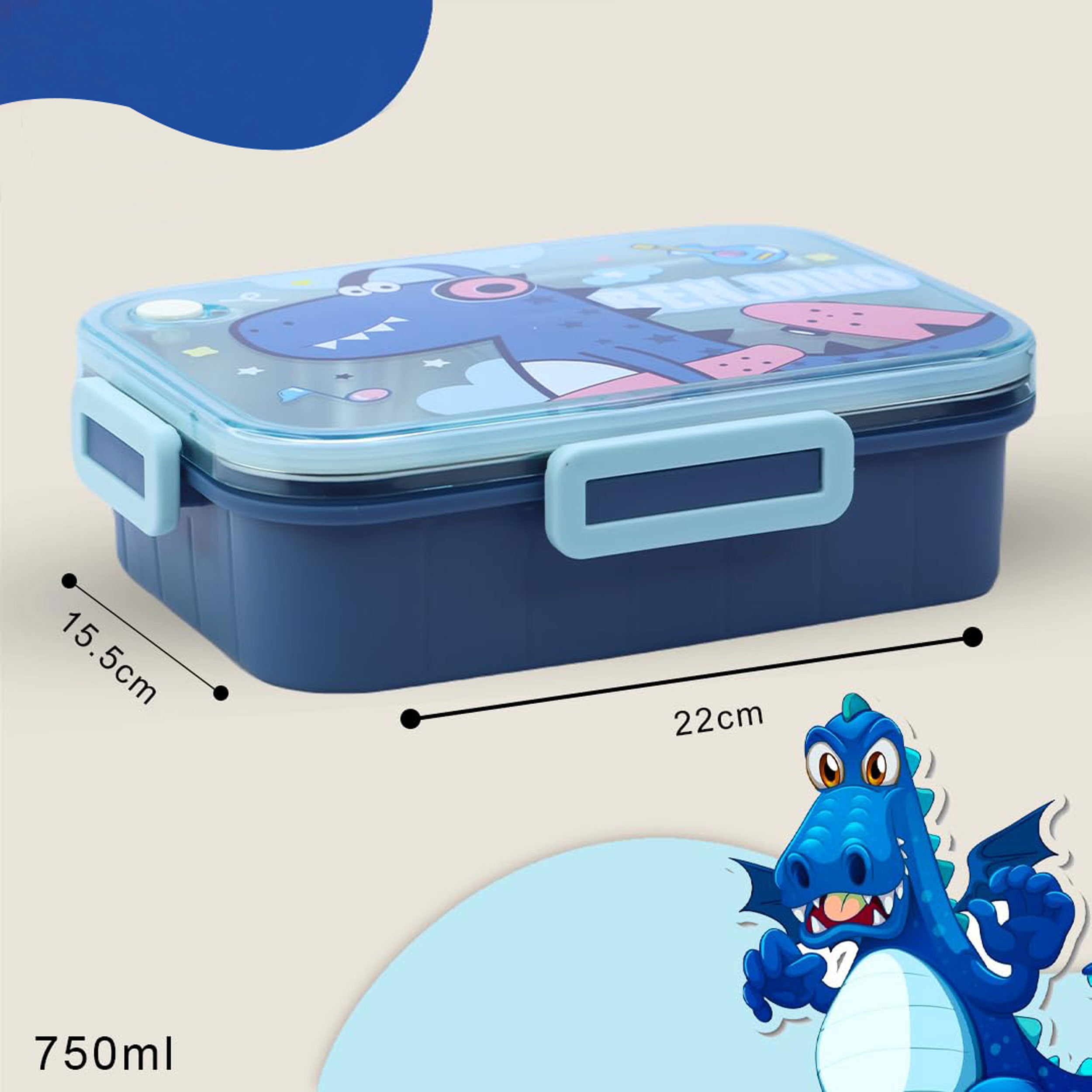 Toony Vacuum Insulated Lunch Box With Spoon & Chopsticks