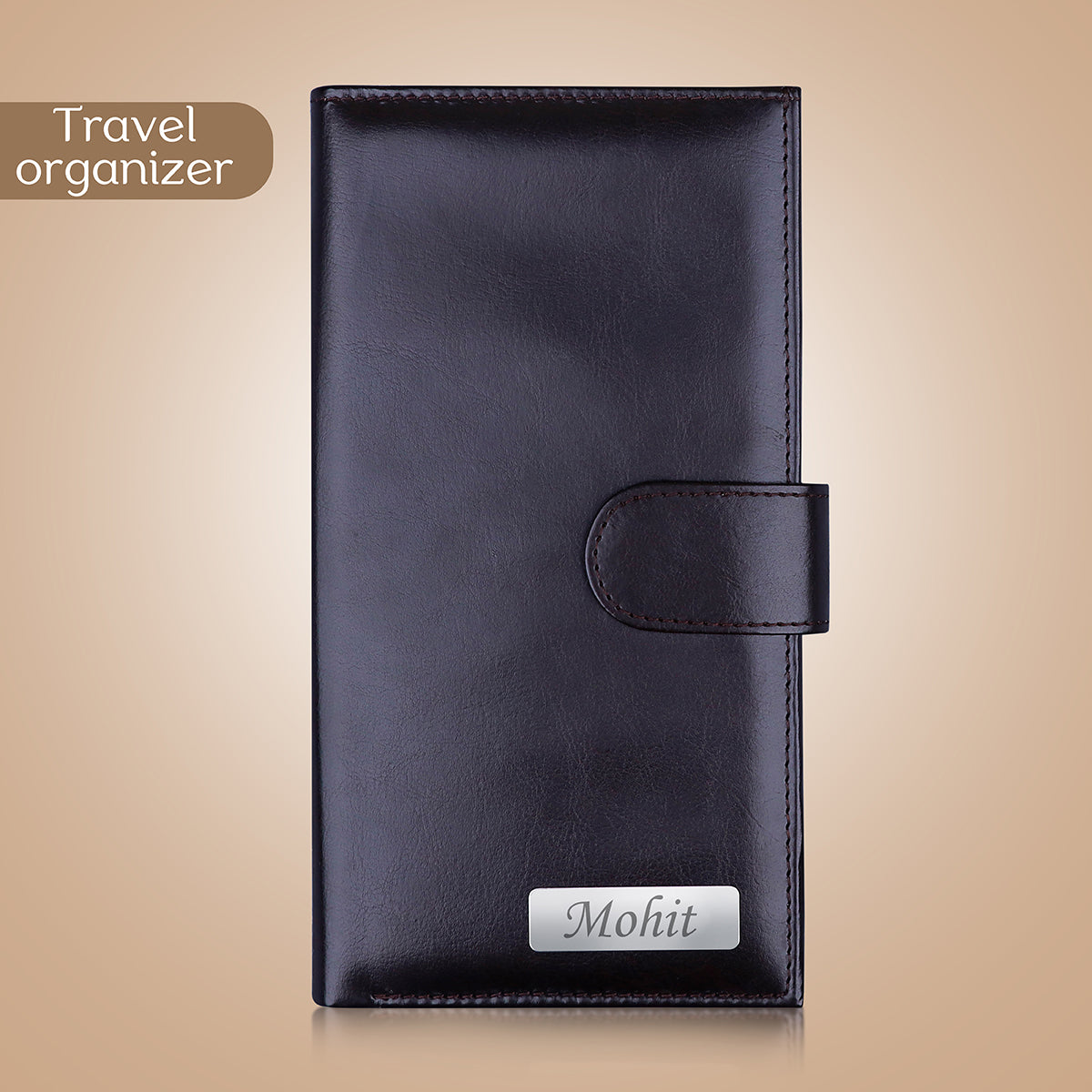 Personalized Premium Leather Travel Organizer