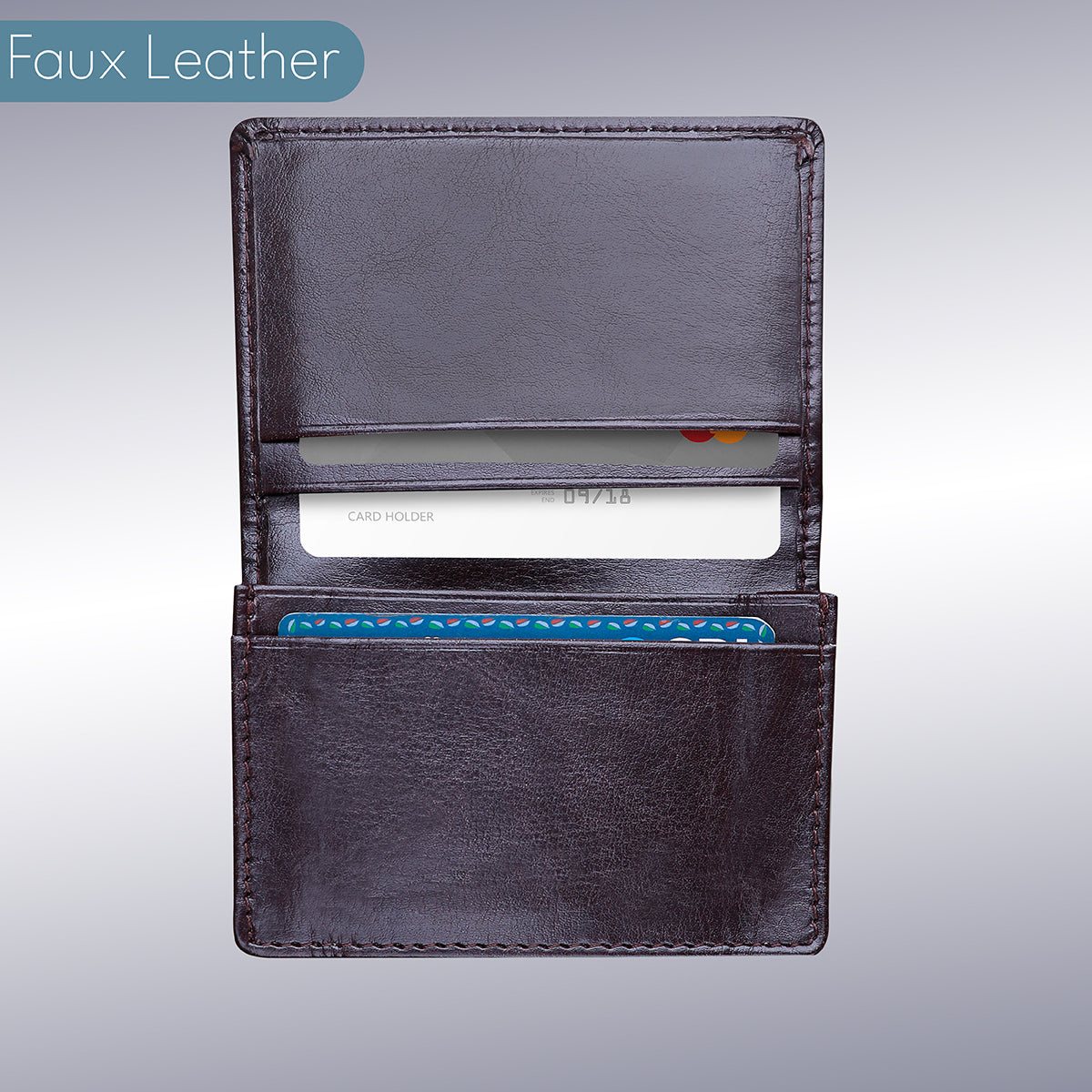 Personalized Premium Leather Cardholder With Name