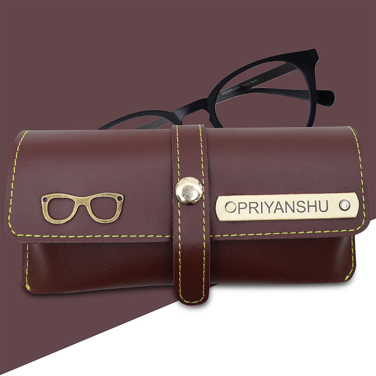 Personalized Eyewear Case With Name & Charm
