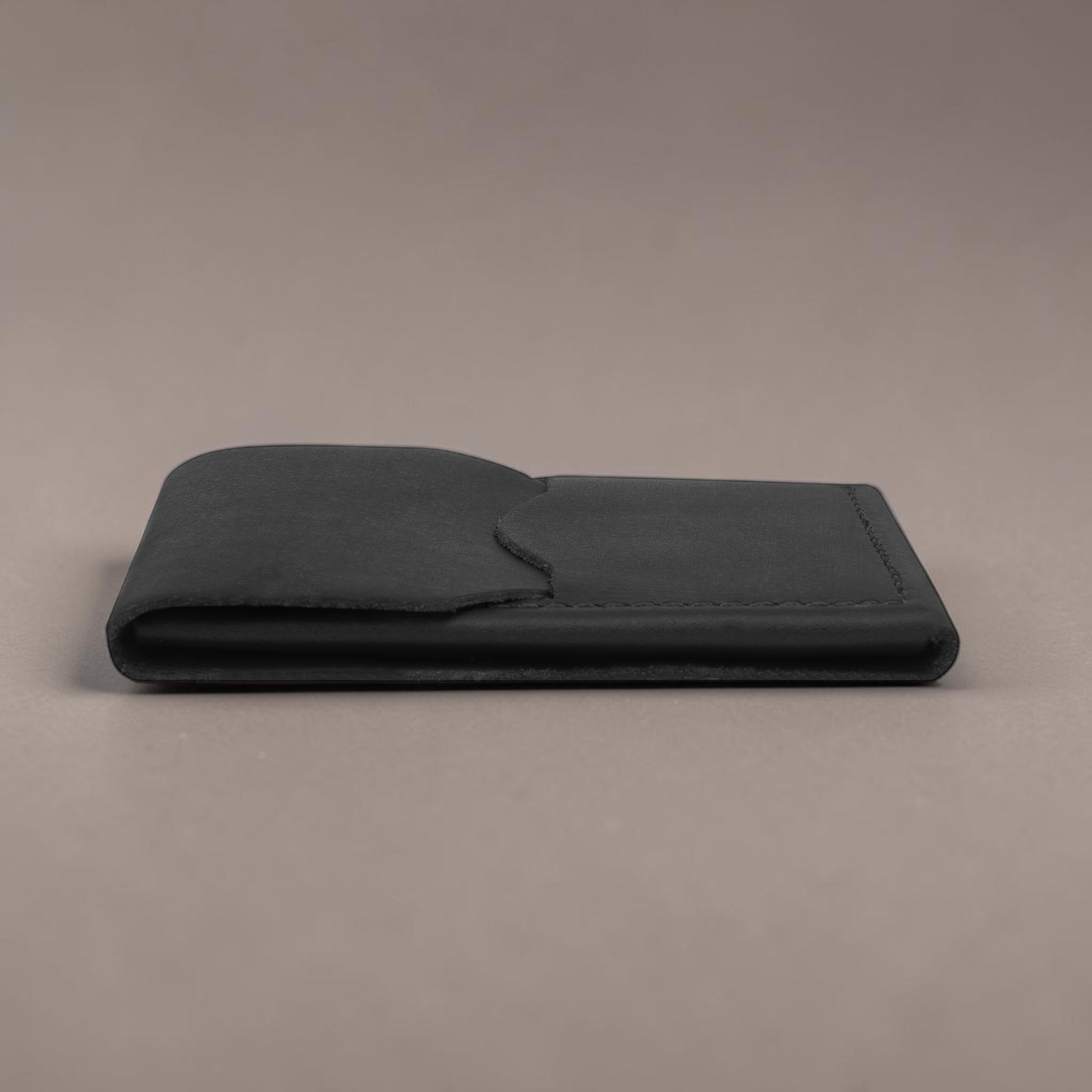 Urban Flip Genuine Leather Wallet - Black