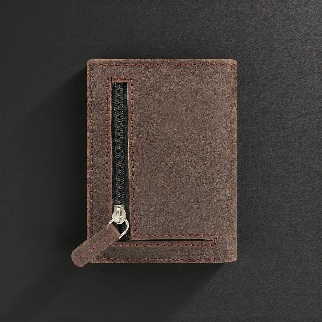 Premium Wildlife Series RFID-Protected Genuine Leather Wallet