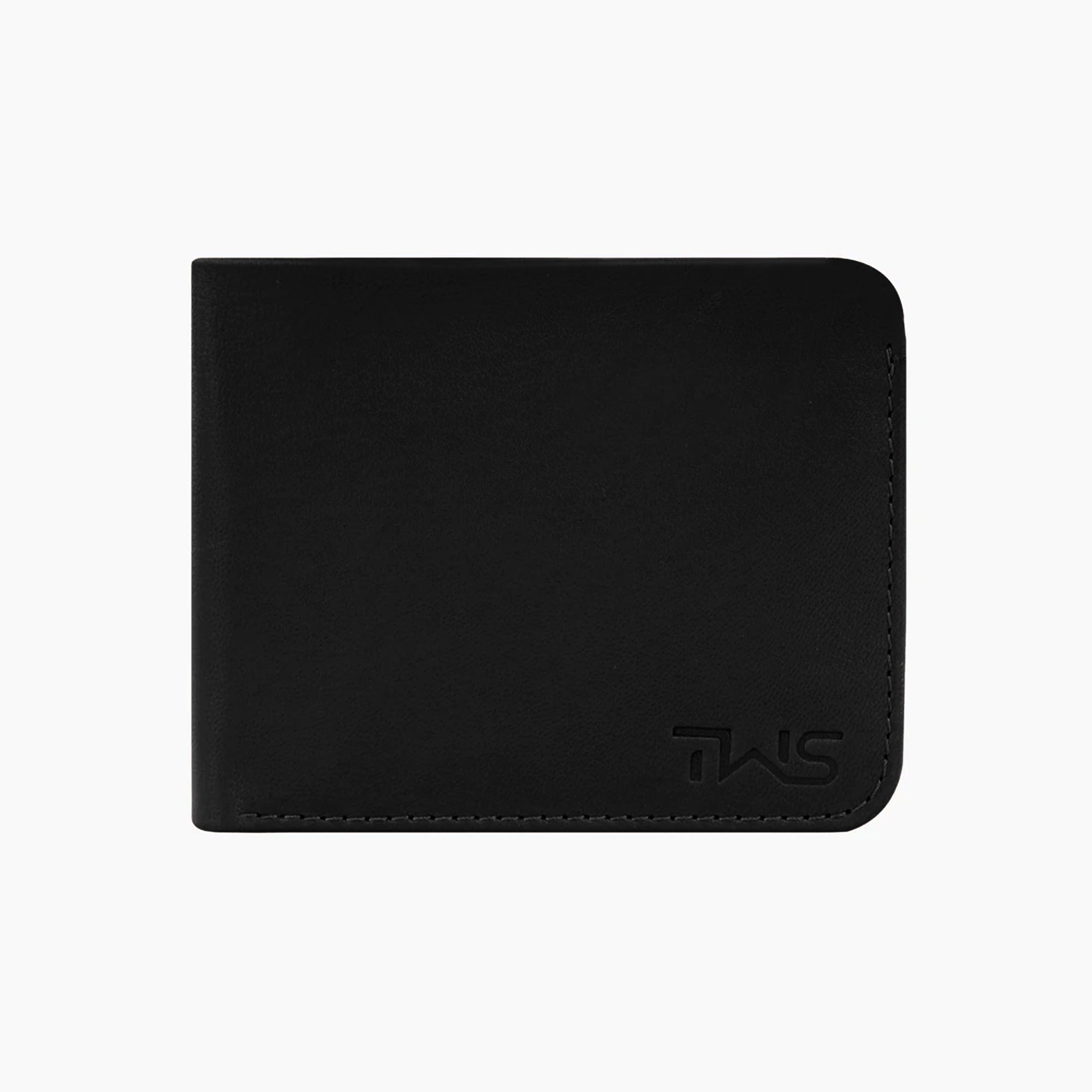 Pure Slim RFID Protected Leather Wallet For Men - Black