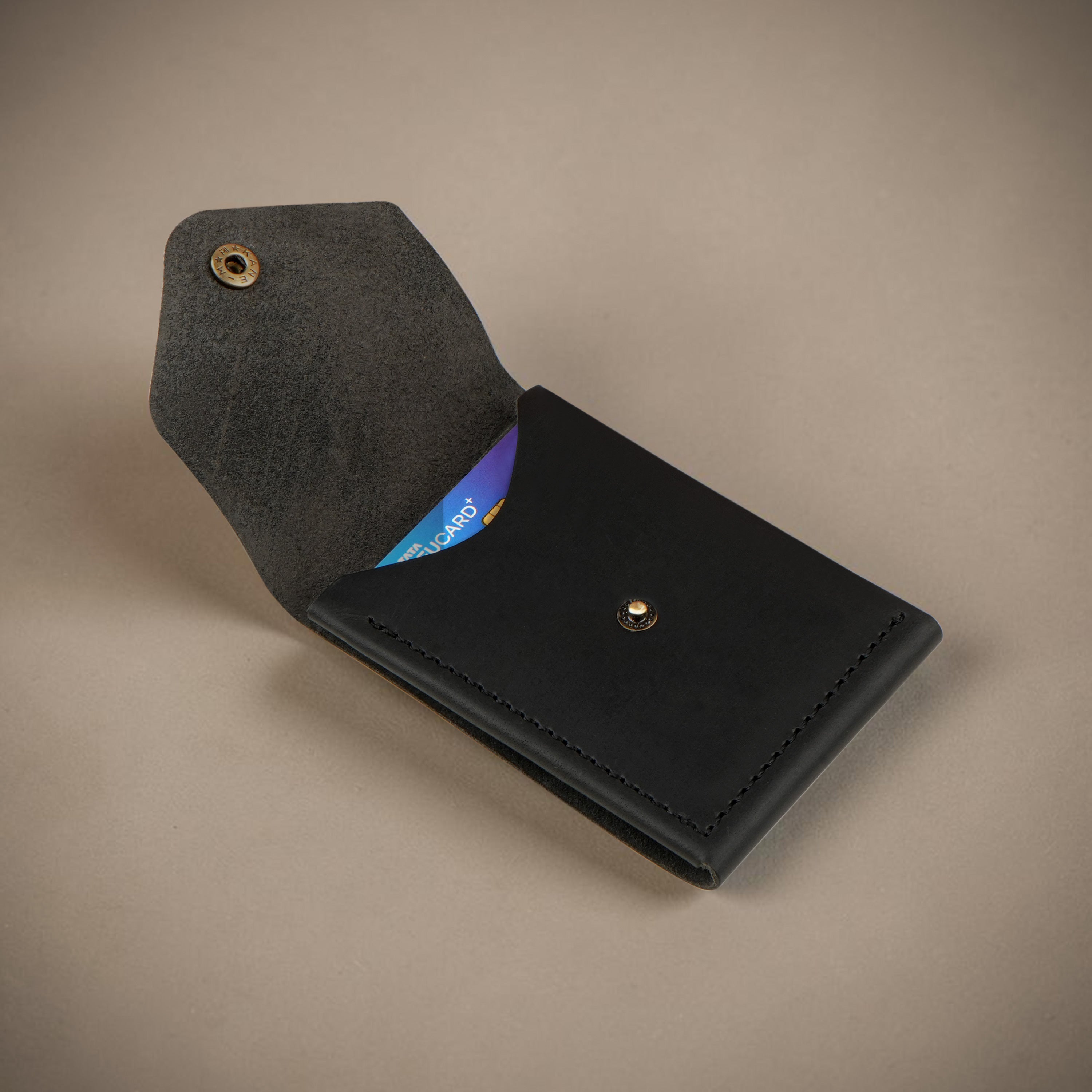 Flip 2.0 Genuine Leather Wallet - Black