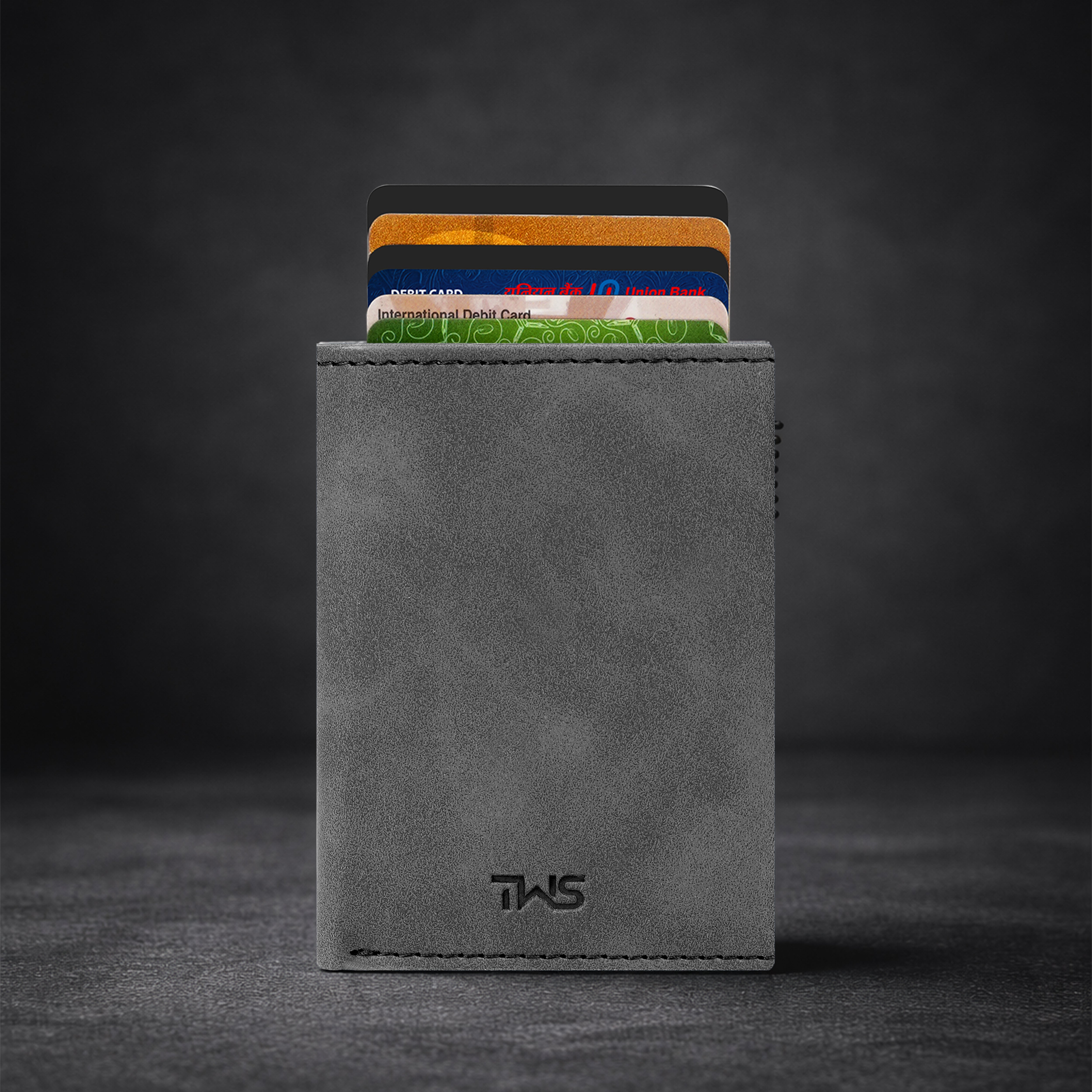 SlideX Neo RFID-Protected Dual Color Wallet Cardholder - Grey