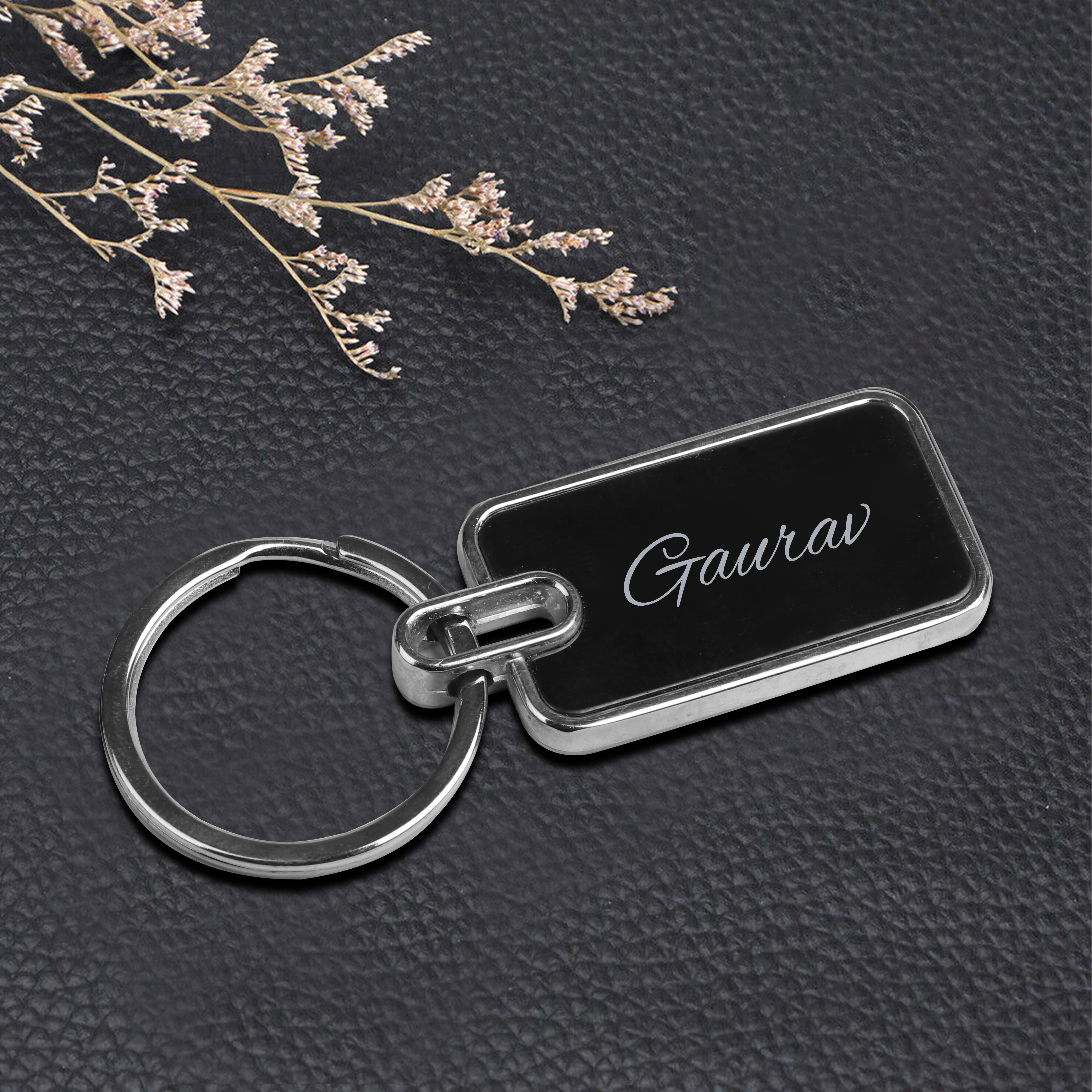 Personalized Metal Keychain With Name