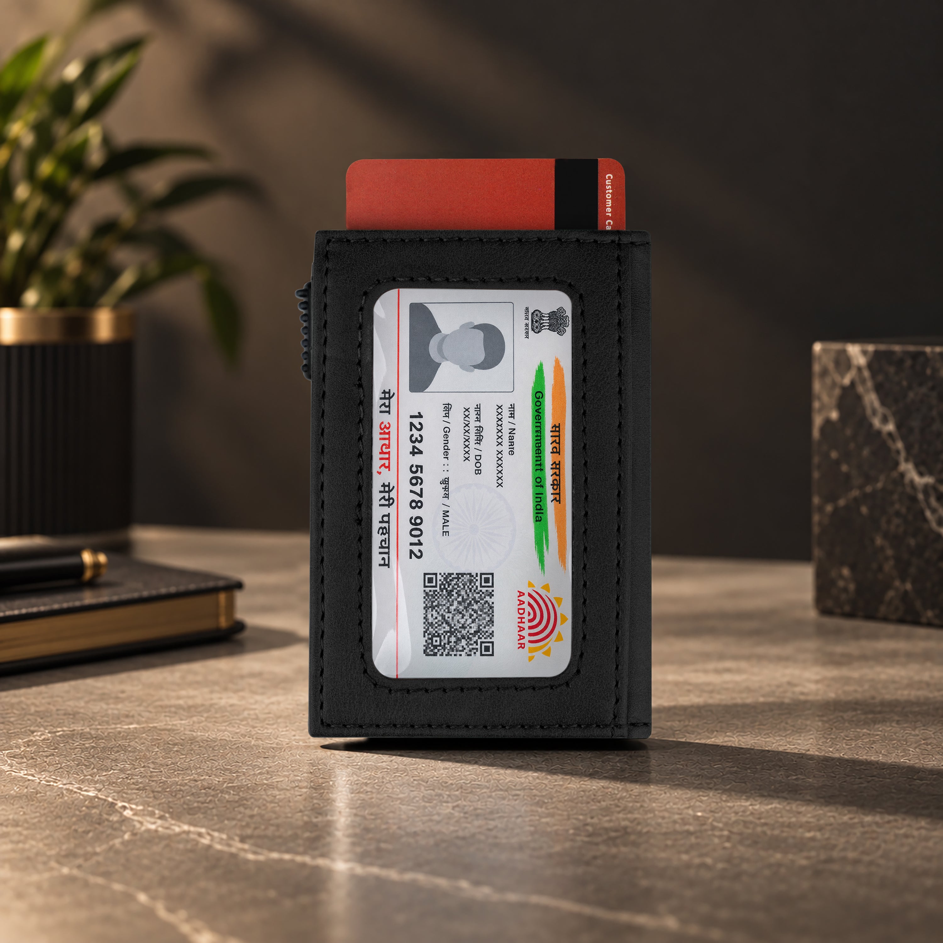 Aero Vault 2.0 RFID Protected Pop-Up Cardholder - Black