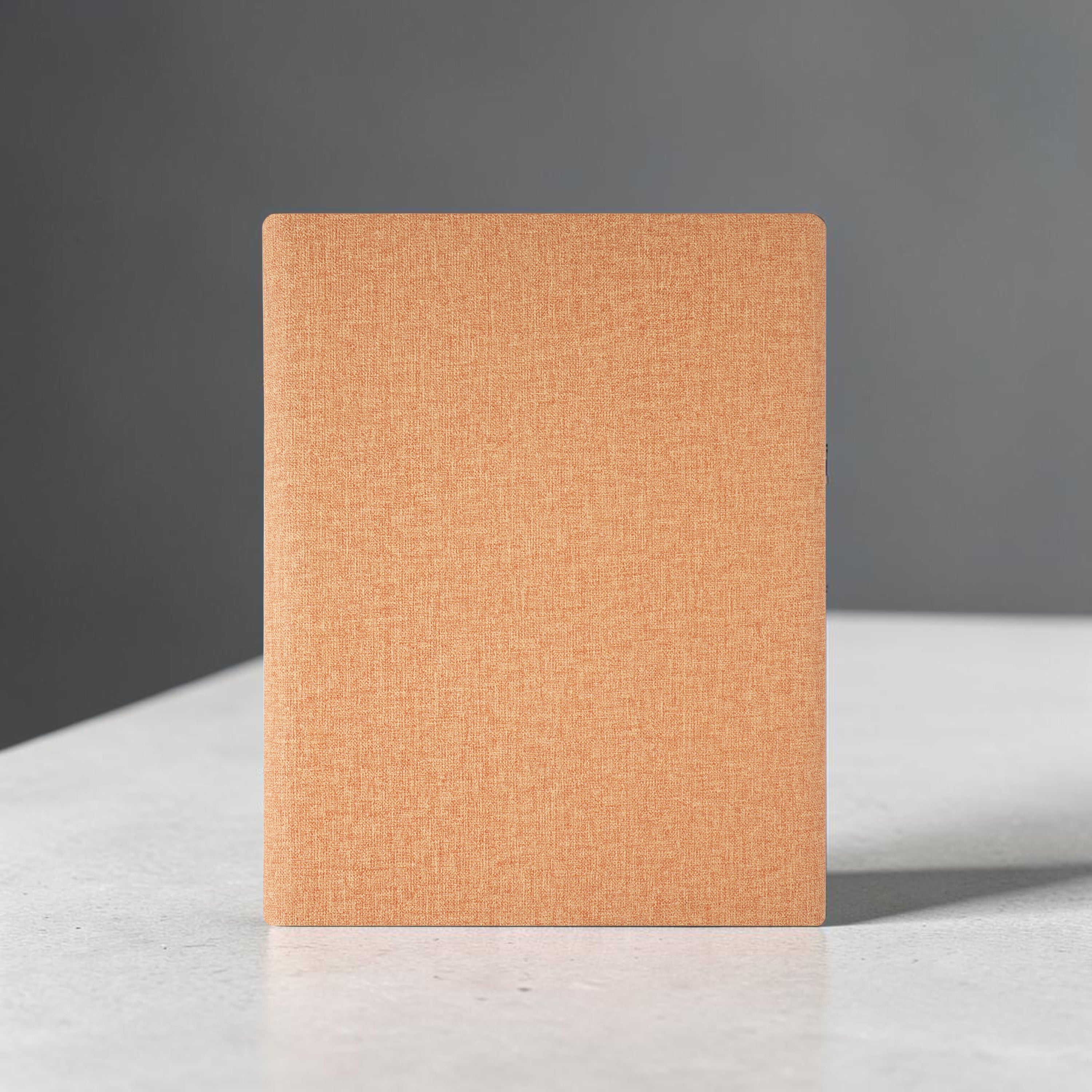 Monarch Personalized A5 Leatherette Diary & Pen Set - Jute Beige