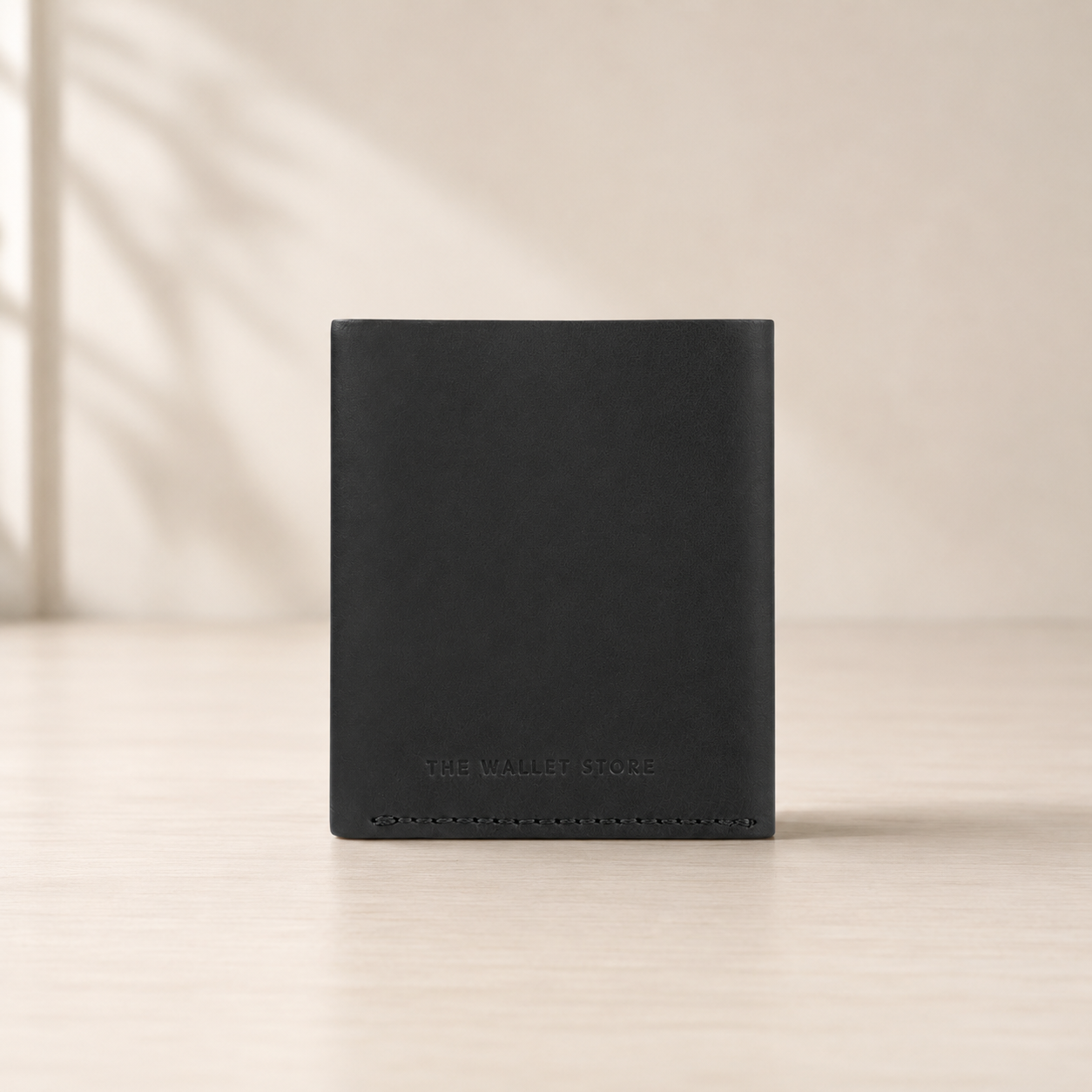 Snapper Minimalist Genuine Leather Wallet - Black