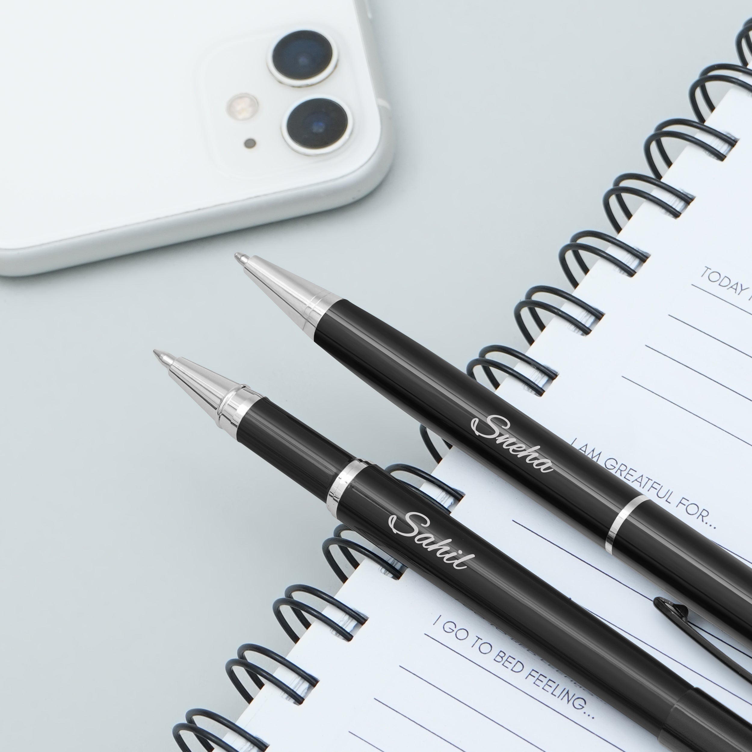 Personalized Bespoke Ball Pen Gift Set - Black