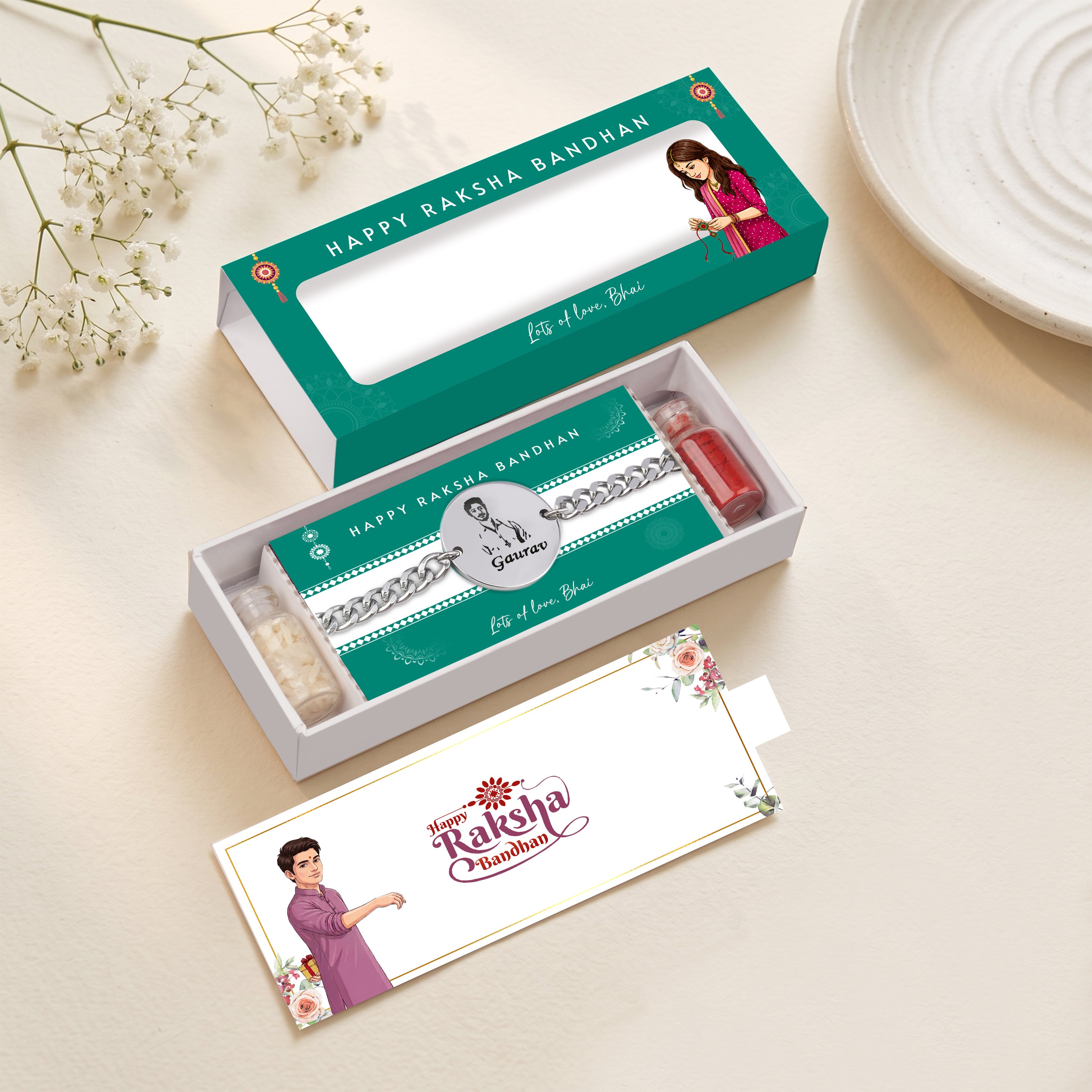 Yaadon Ka Bandhan Personalized Photo Rakhi