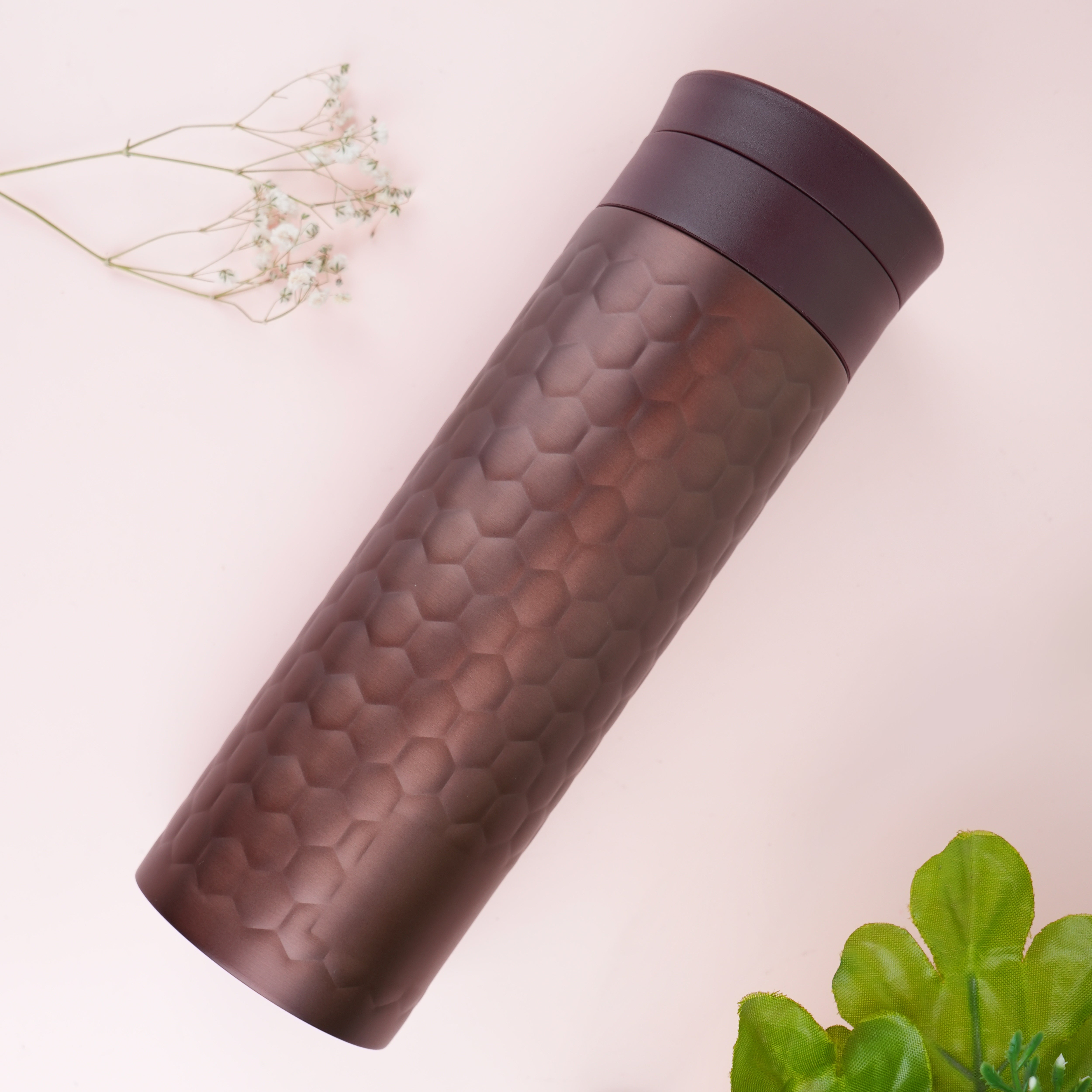 Honeycomb Stainless Steel Vacuum Insulated Infuser Flask