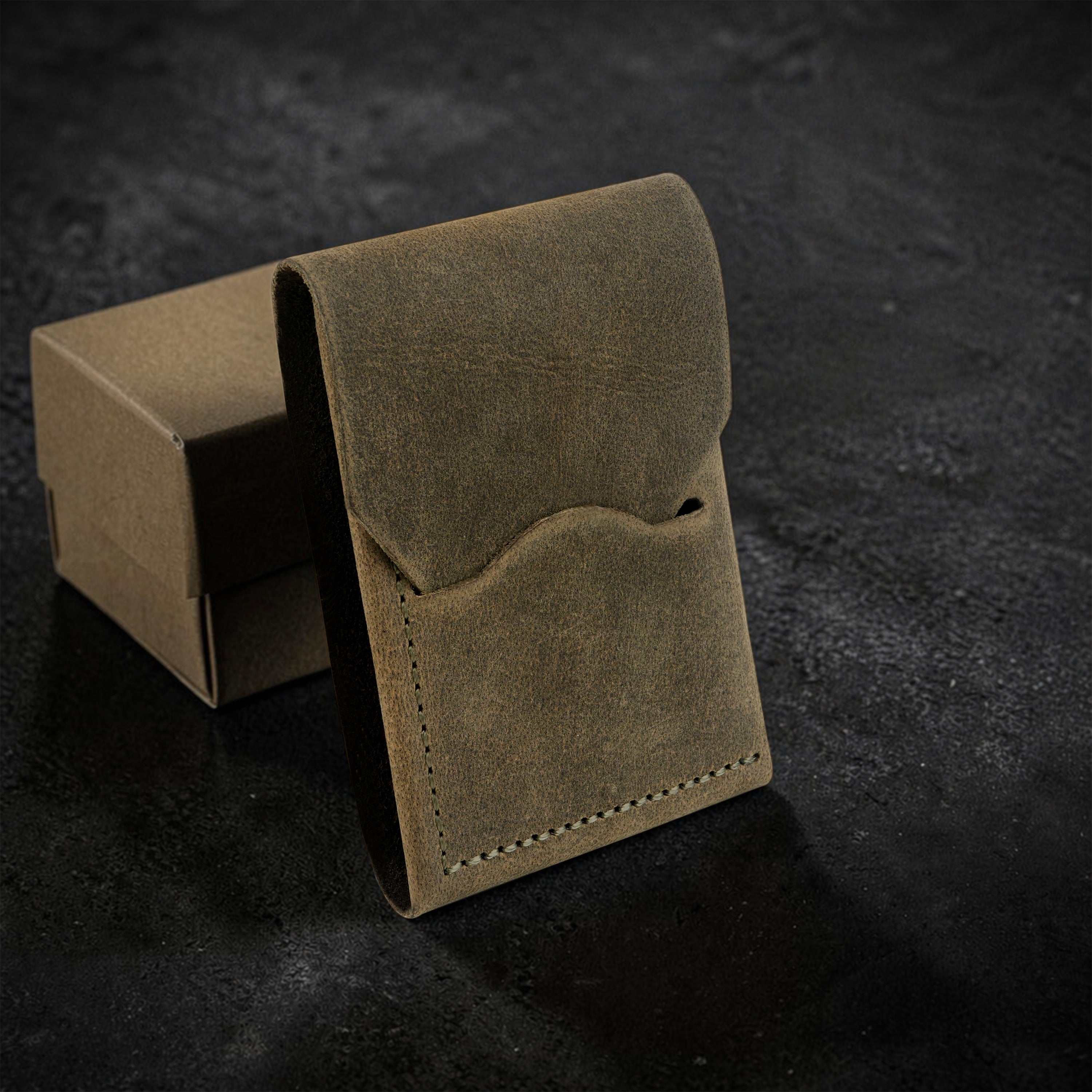 Urban Flip Genuine Leather Wallet - Green