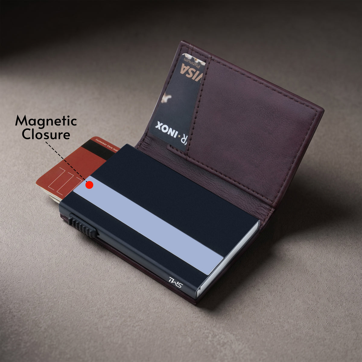 Aero Vault 2.0 RFID Protected Pop-Up Cardholder - Wine