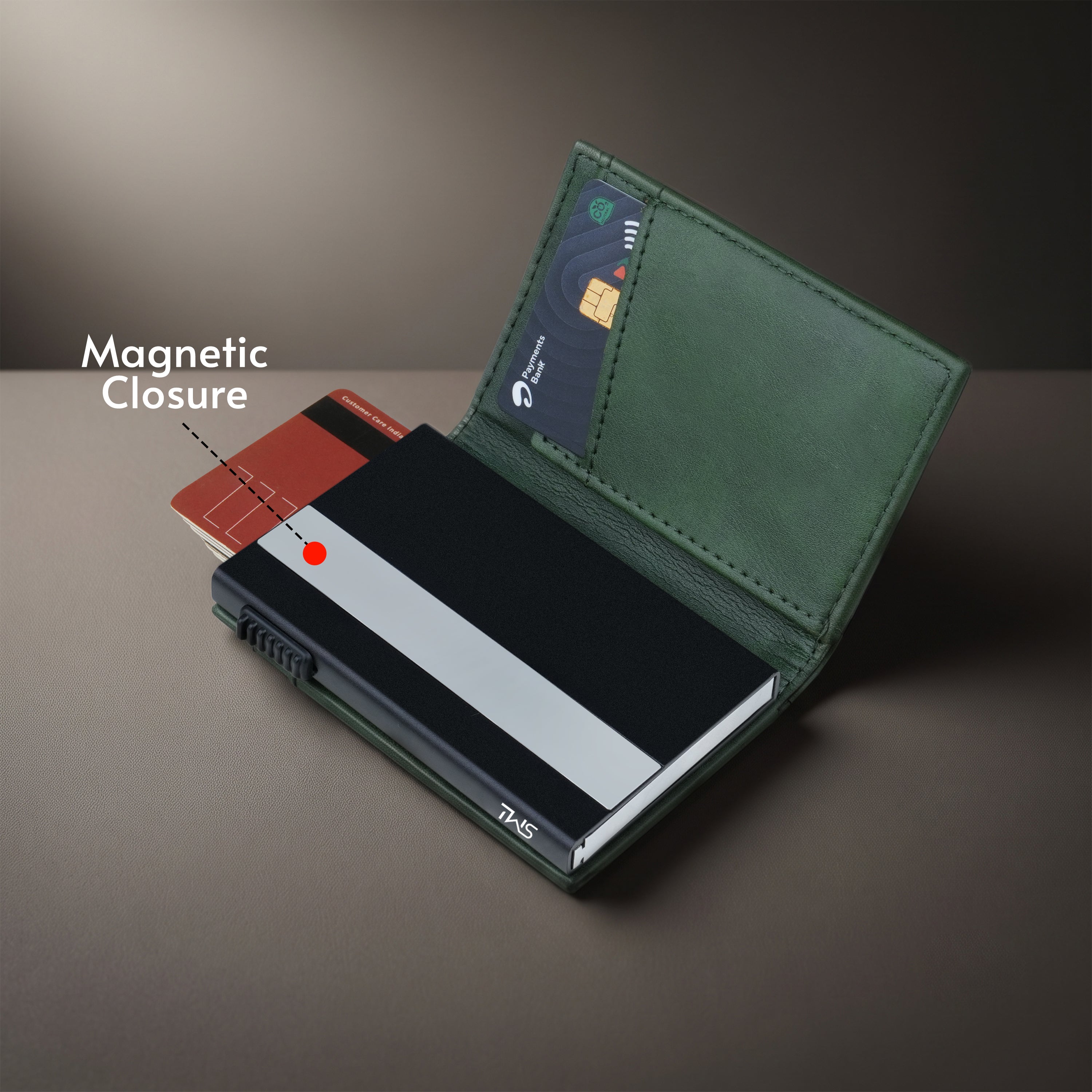 Aero Vault 2.0 RFID Protected Pop-Up Cardholder - Green