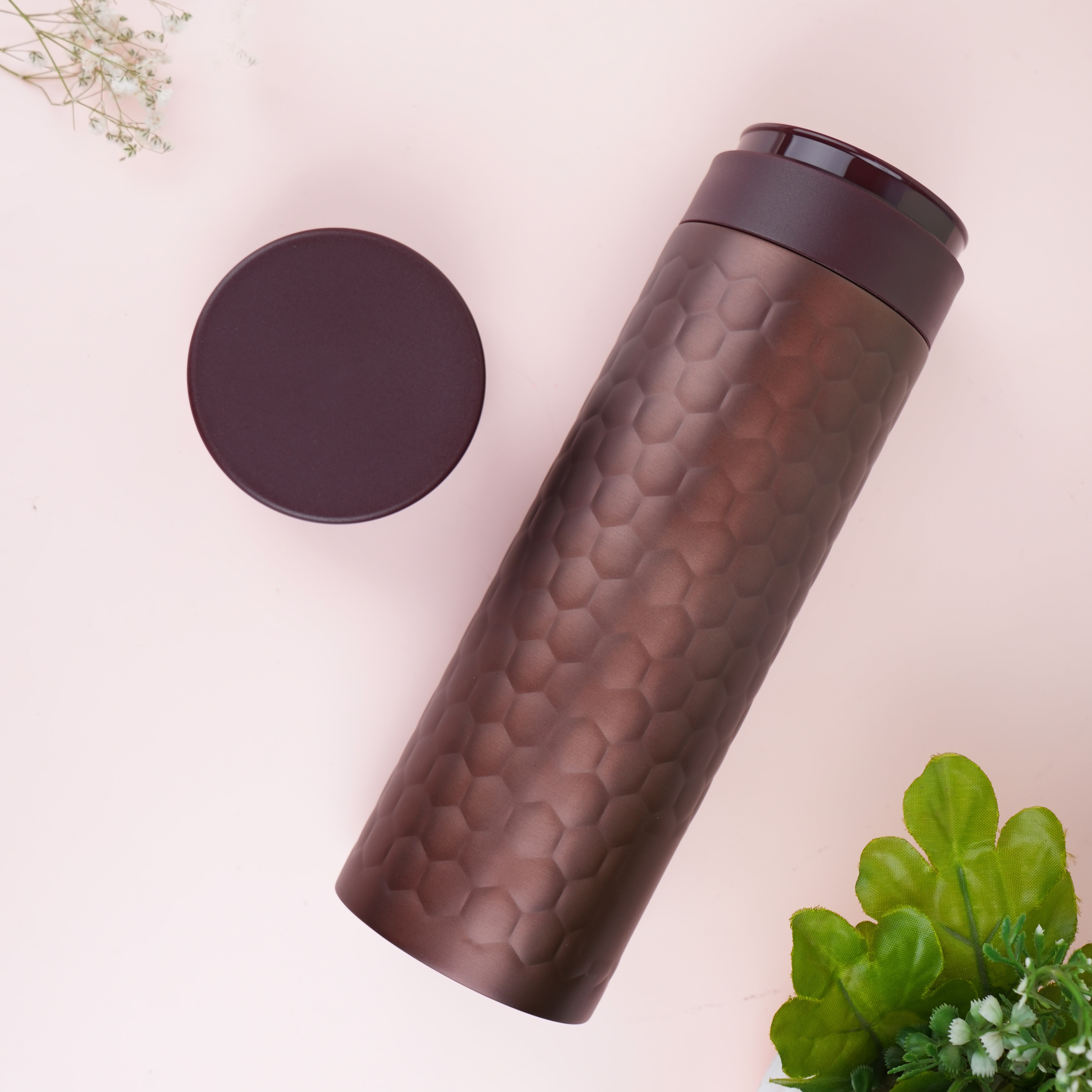 Honeycomb Stainless Steel Vacuum Insulated Infuser Flask