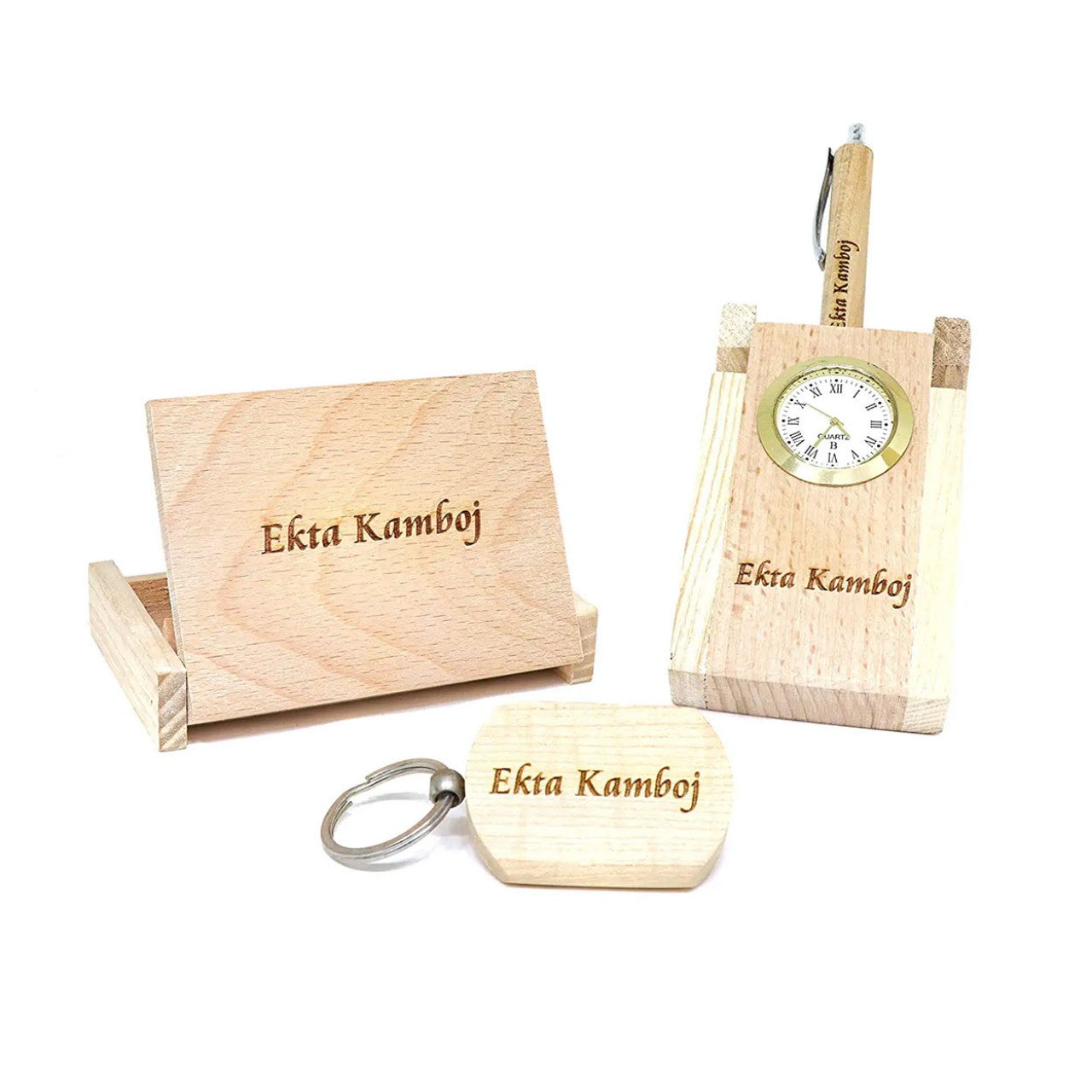 Personalized Multi-Purpose Wooden Gift Set