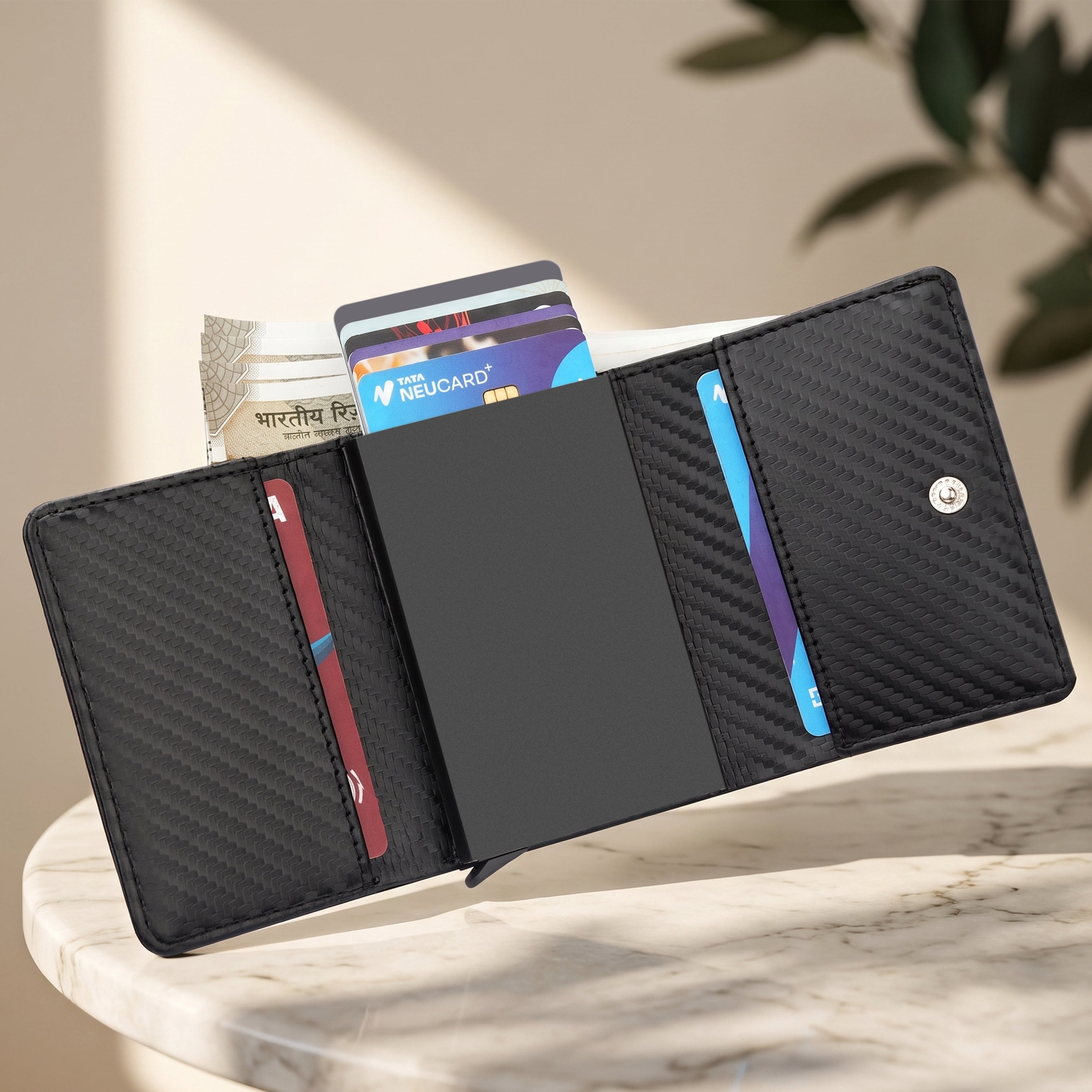 Maverick RFID Protected Wallet Cardholder - Carbon Fibre Edition