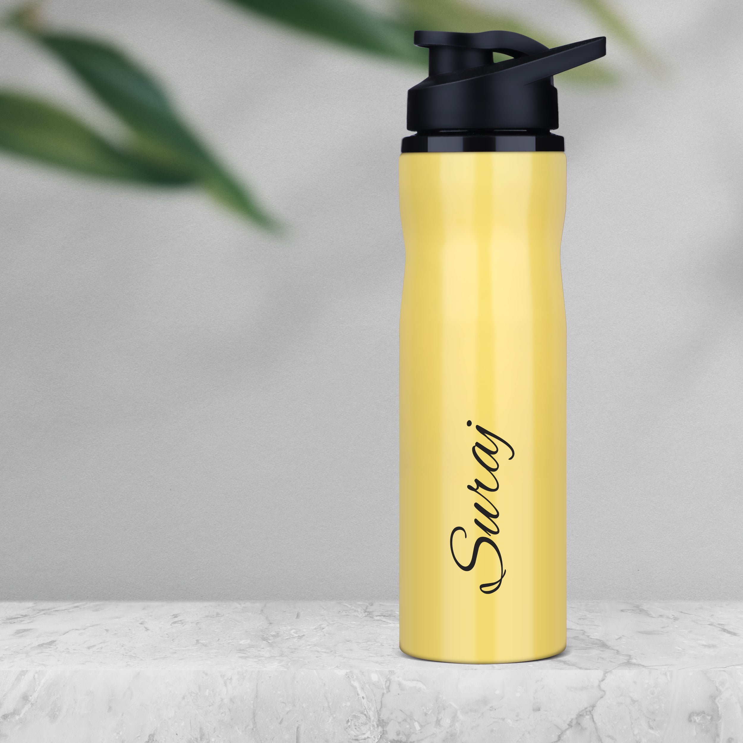 Personalized Neon Stainless Steel Sipper Water Bottle