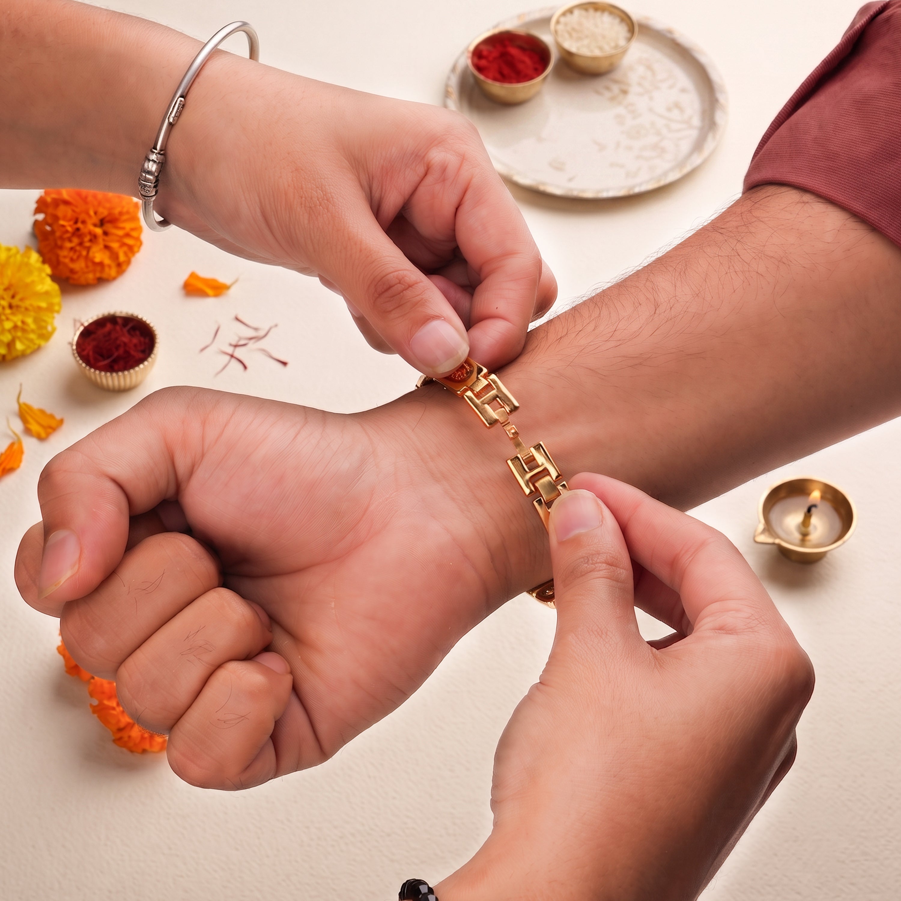 Om Rudra Shakti Bracelet Rakhi
